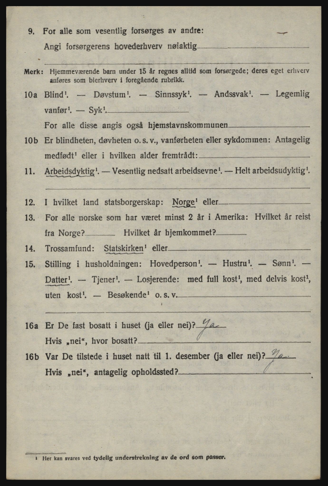 SAO, 1920 census for Idd, 1920, p. 2349