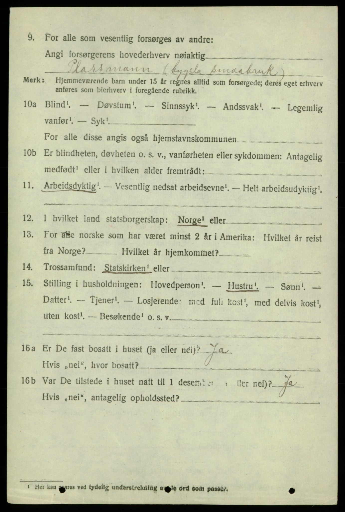 SAB, 1920 census for Kvinnherad, 1920, p. 6577