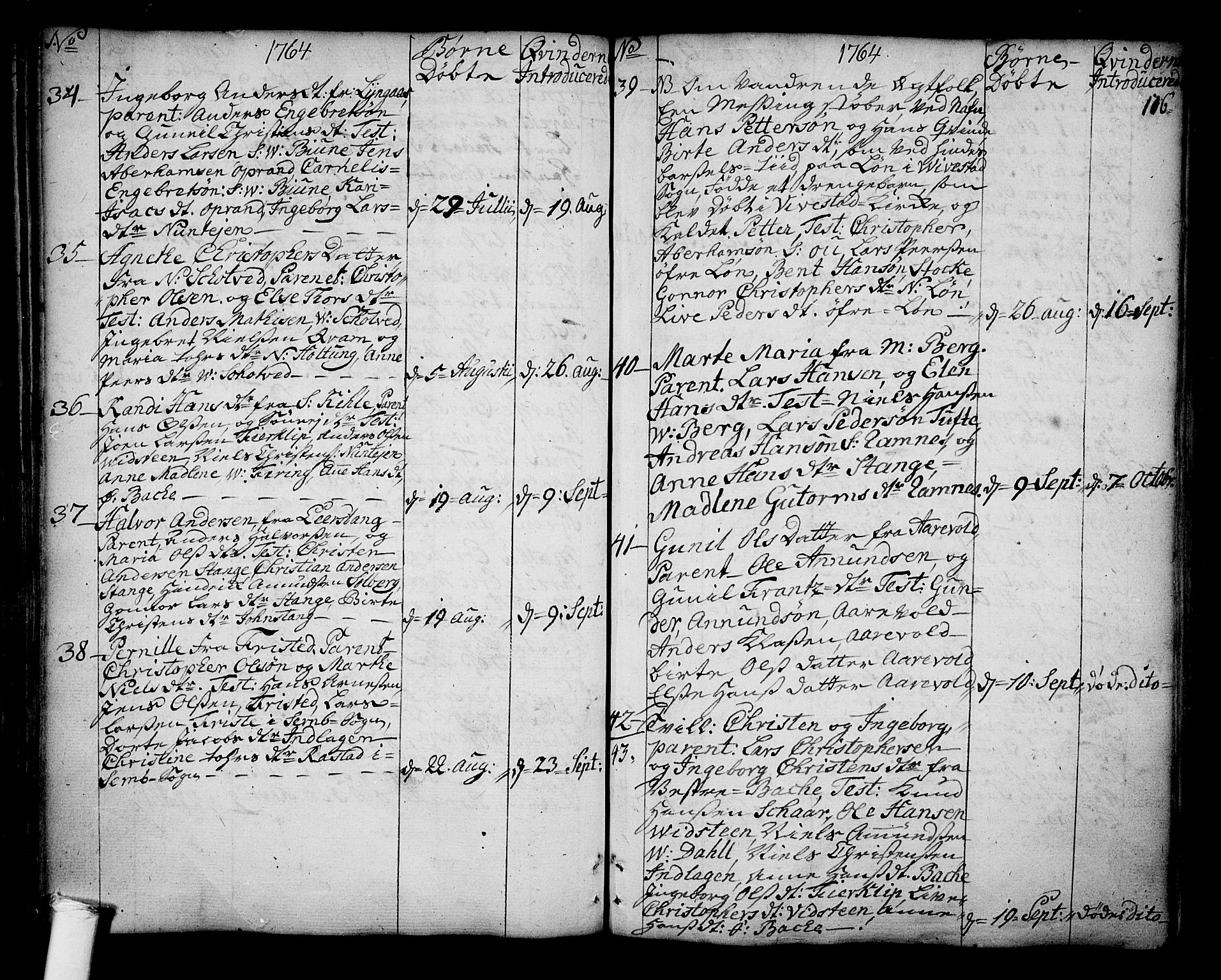 Ramnes kirkebøker, AV/SAKO-A-314/F/Fa/L0001: Parish register (official) no. I 1, 1732-1774, p. 116