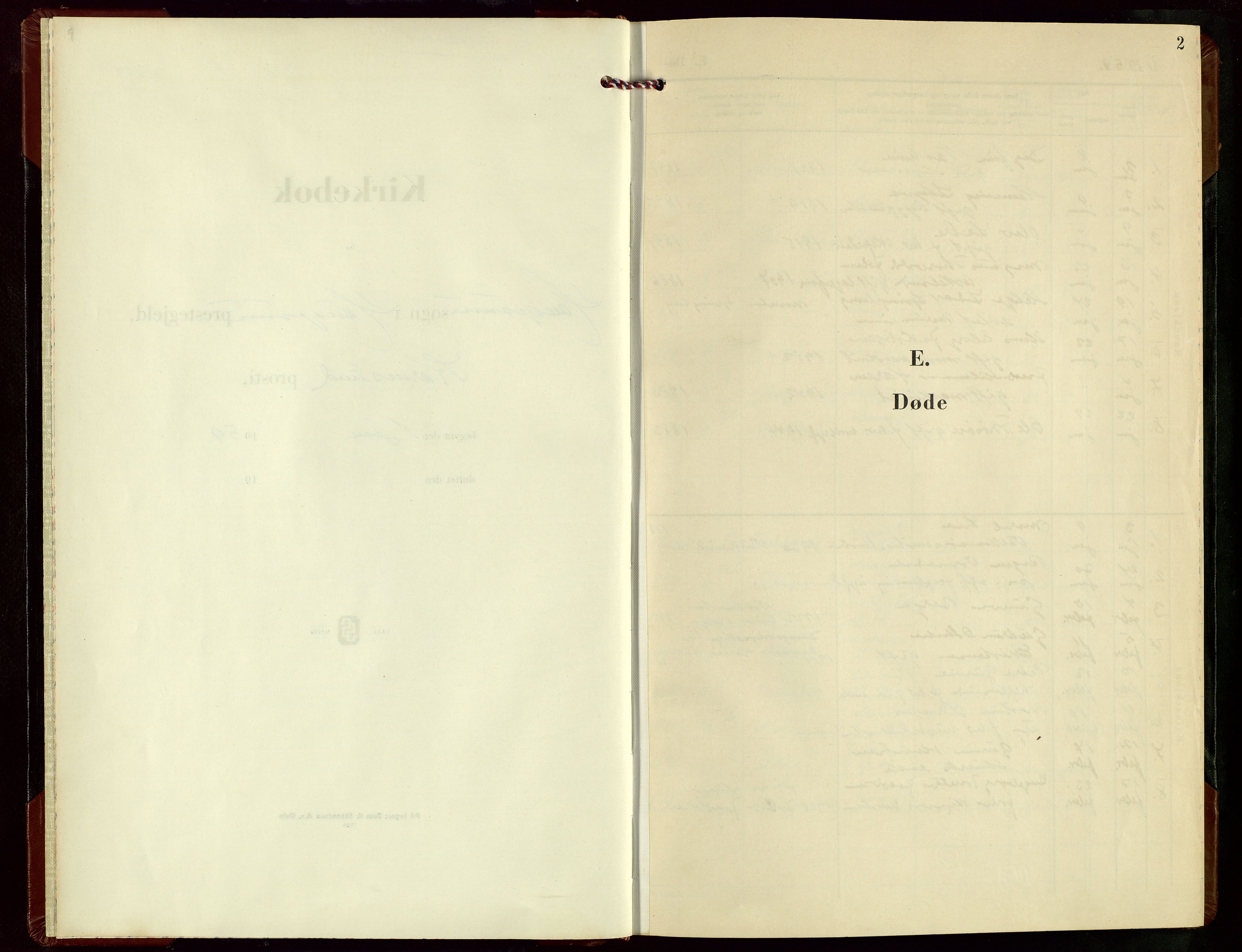 Haugesund sokneprestkontor, SAST/A -101863/H/Ha/Hab/L0019: Parish register (copy) no. B 19, 1959-1960, p. 2
