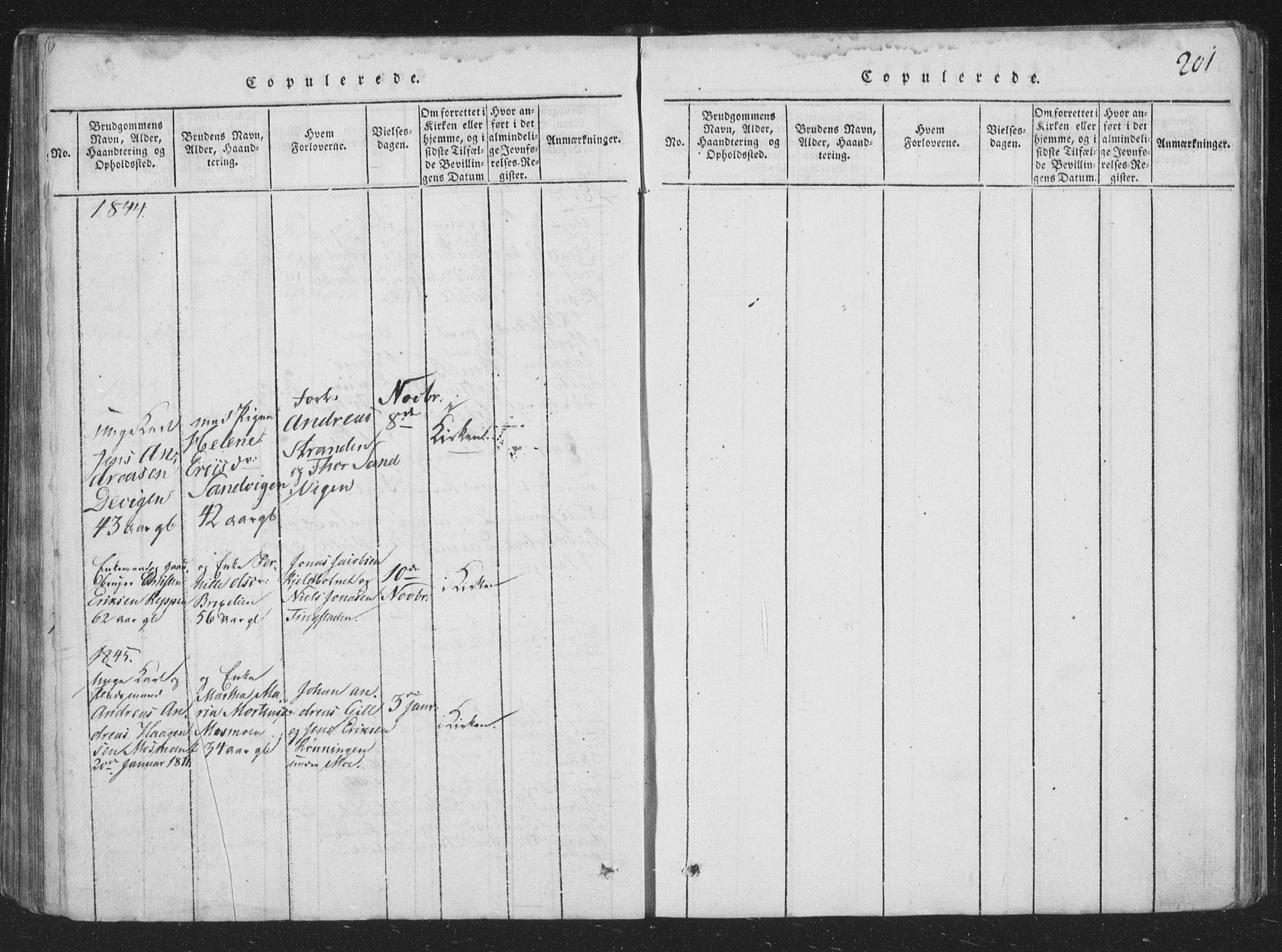 Ministerialprotokoller, klokkerbøker og fødselsregistre - Nord-Trøndelag, SAT/A-1458/773/L0613: Parish register (official) no. 773A04, 1815-1845, p. 201