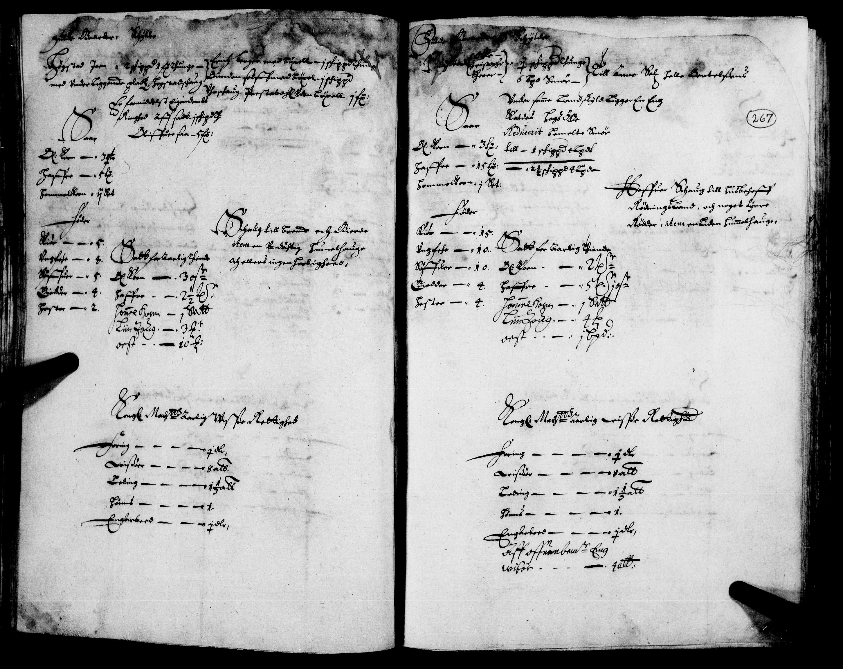 Rentekammeret inntil 1814, Realistisk ordnet avdeling, AV/RA-EA-4070/N/Nb/Nba/L0008: Nedre Romerike fogderi, 2. del, 1666, p. 266b-267a