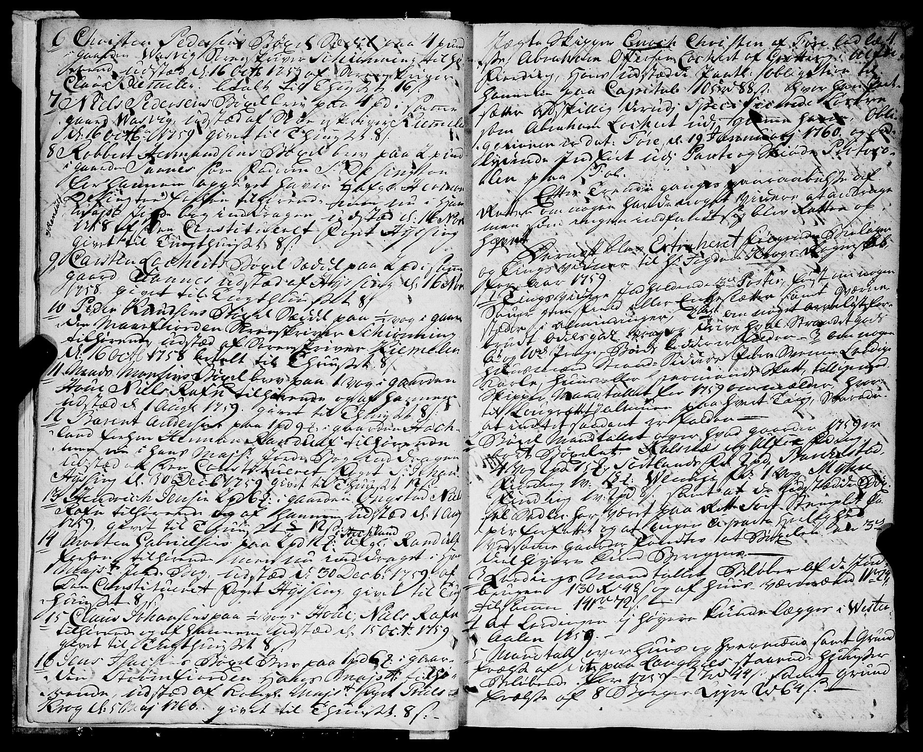 Vesterålen sorenskriveri, AV/SAT-A-4180/1/1/1A/L0006: Tingbok, 1760-1767, p. 3b-4a