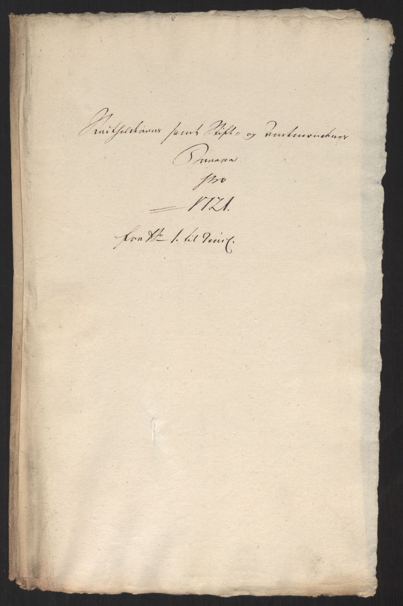 Kommanderende general (KG I) med Det norske krigsdirektorium, AV/RA-EA-5419/D/L0060: Stattholderens, stiftamtmenns og amtmenns brev, 1720-1730, p. 92