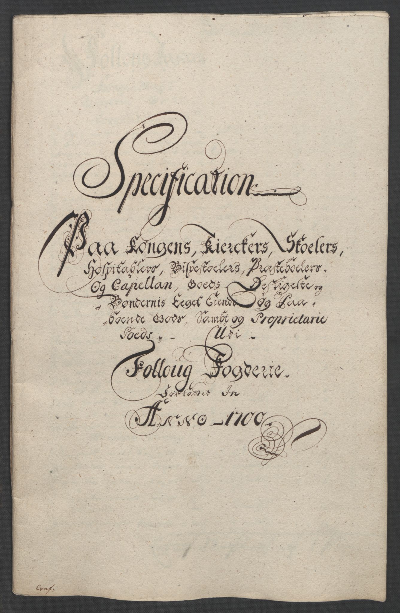 Rentekammeret inntil 1814, Reviderte regnskaper, Fogderegnskap, AV/RA-EA-4092/R10/L0443: Fogderegnskap Aker og Follo, 1700, p. 61