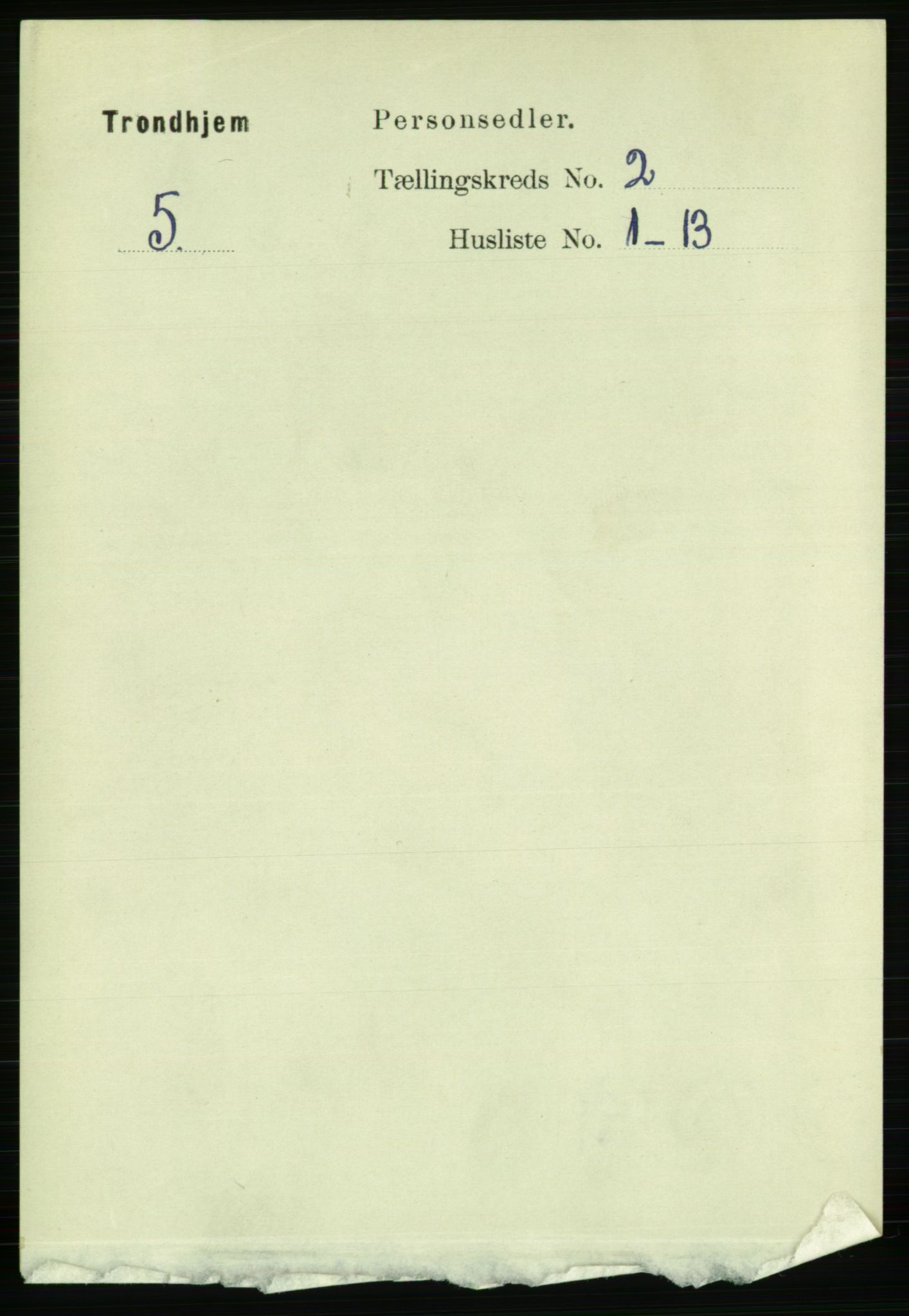 RA, 1891 census for 1601 Trondheim, 1891, p. 3163