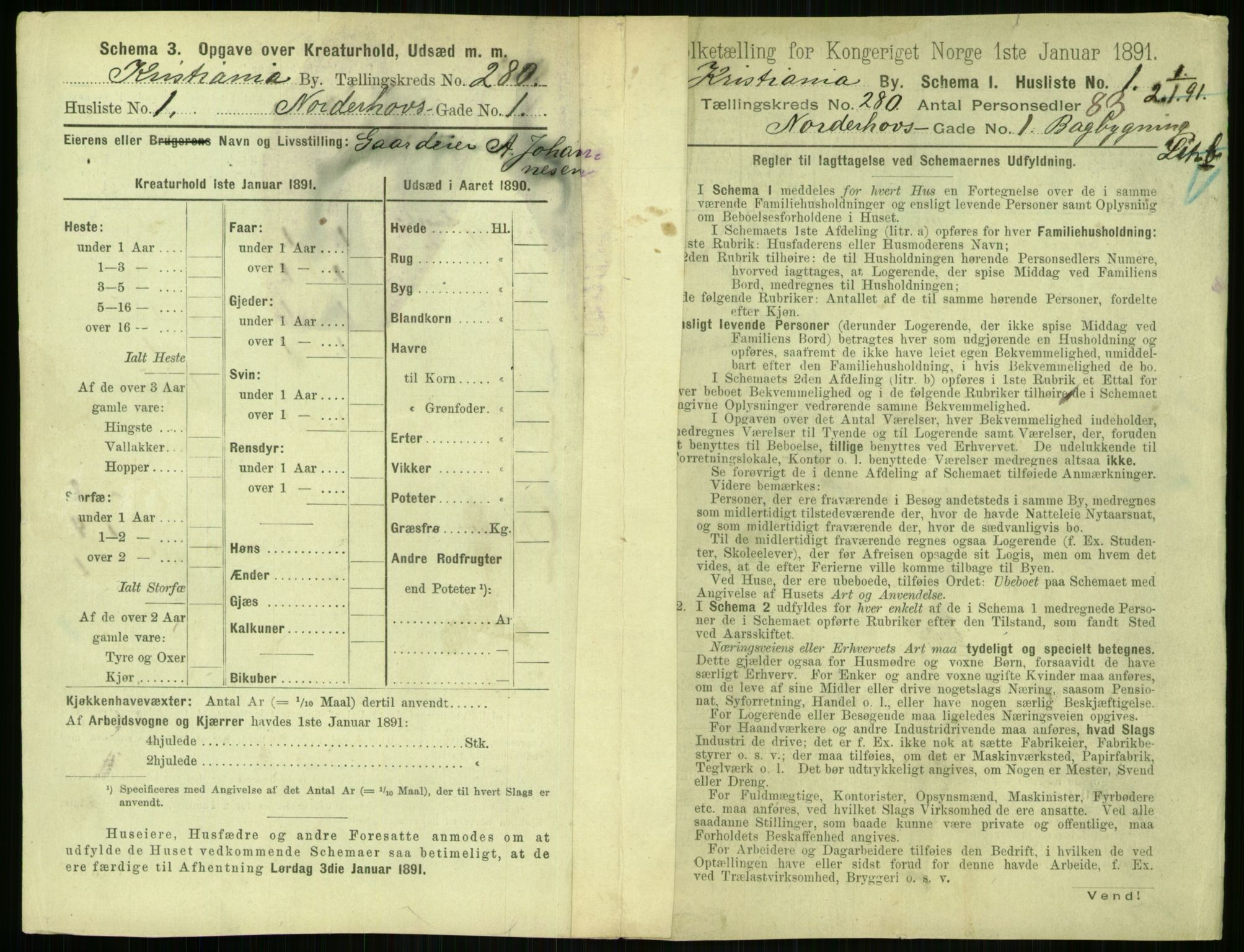 RA, 1891 census for 0301 Kristiania, 1891, p. 169951