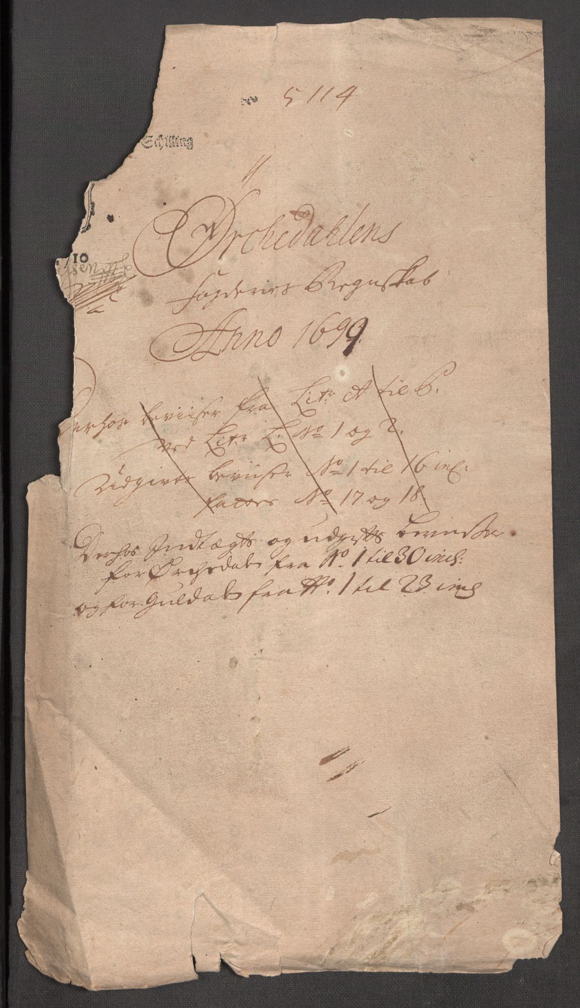 Rentekammeret inntil 1814, Reviderte regnskaper, Fogderegnskap, AV/RA-EA-4092/R60/L3952: Fogderegnskap Orkdal og Gauldal, 1702, p. 207