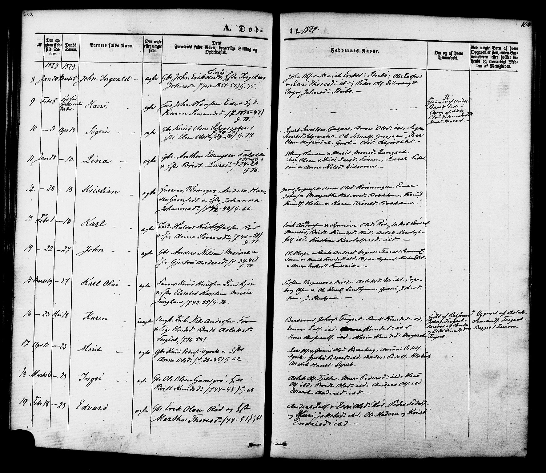 Ministerialprotokoller, klokkerbøker og fødselsregistre - Møre og Romsdal, AV/SAT-A-1454/551/L0625: Parish register (official) no. 551A05, 1846-1879, p. 104