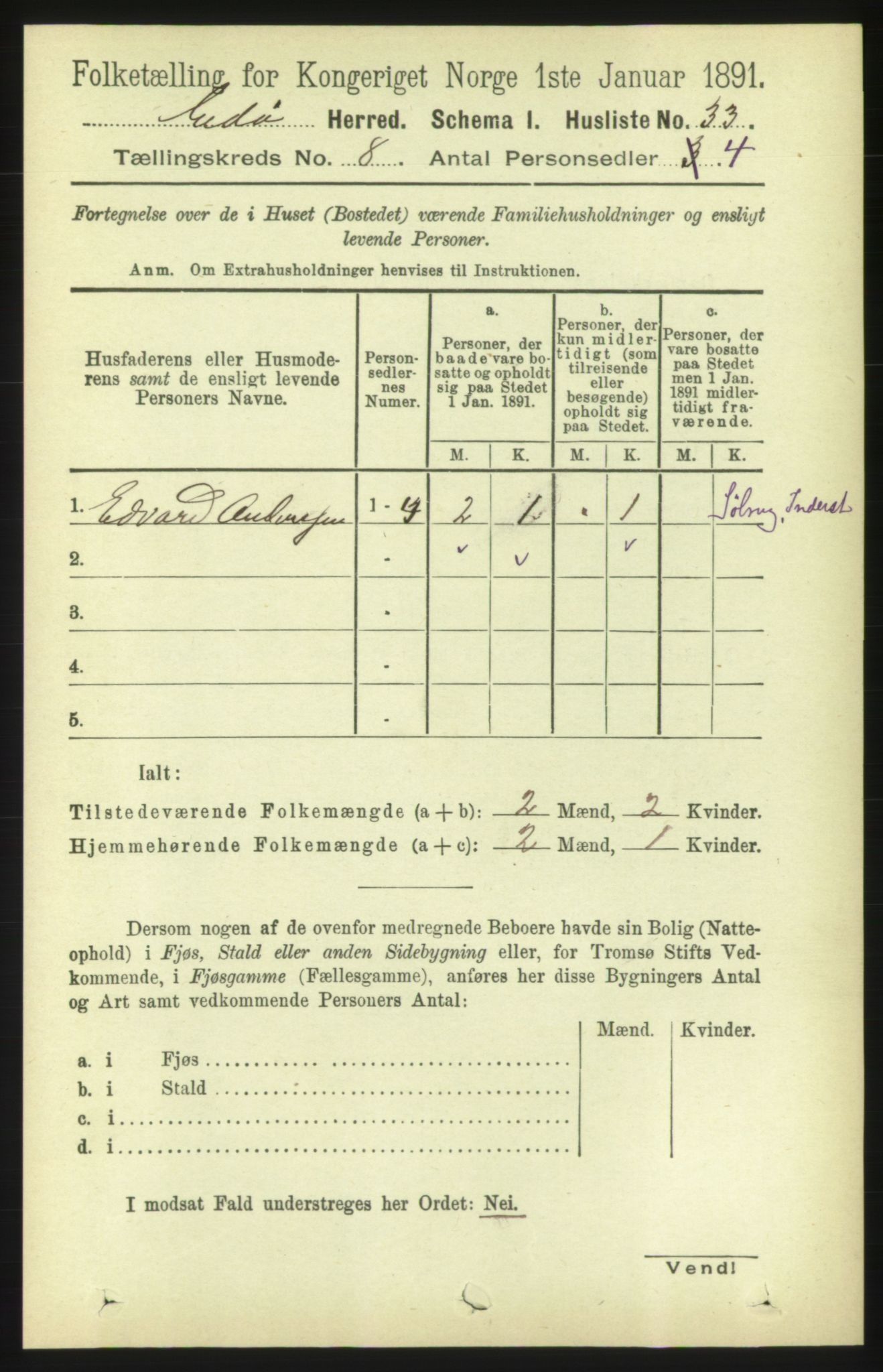 RA, 1891 census for 1573 Edøy, 1891, p. 1952