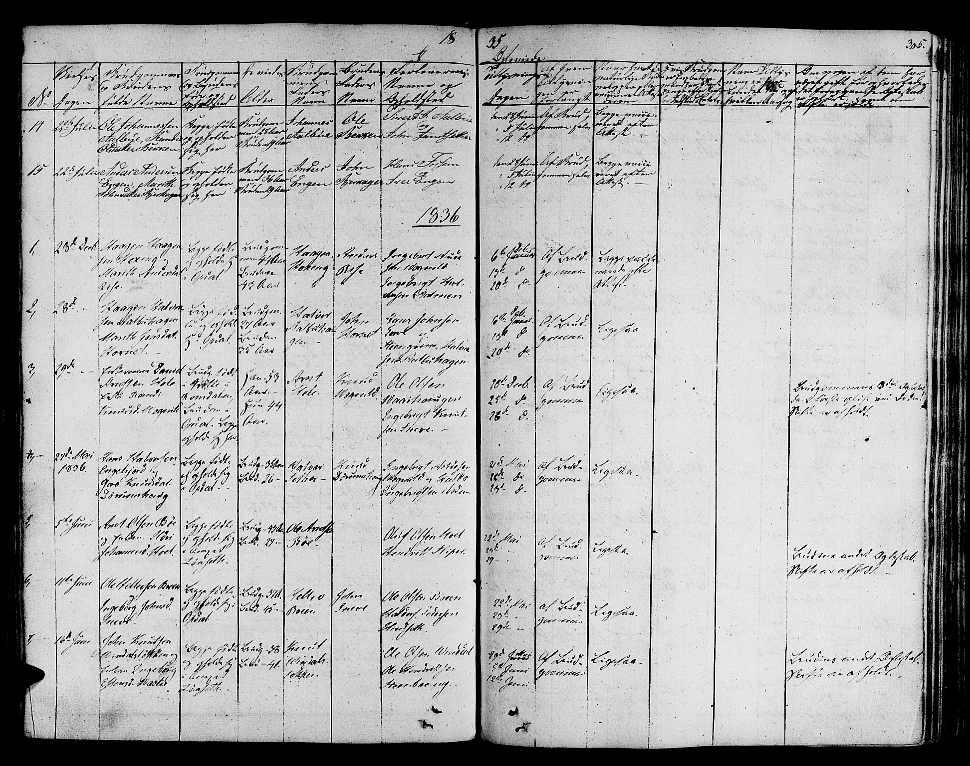 Ministerialprotokoller, klokkerbøker og fødselsregistre - Sør-Trøndelag, SAT/A-1456/678/L0897: Parish register (official) no. 678A06-07, 1821-1847, p. 305