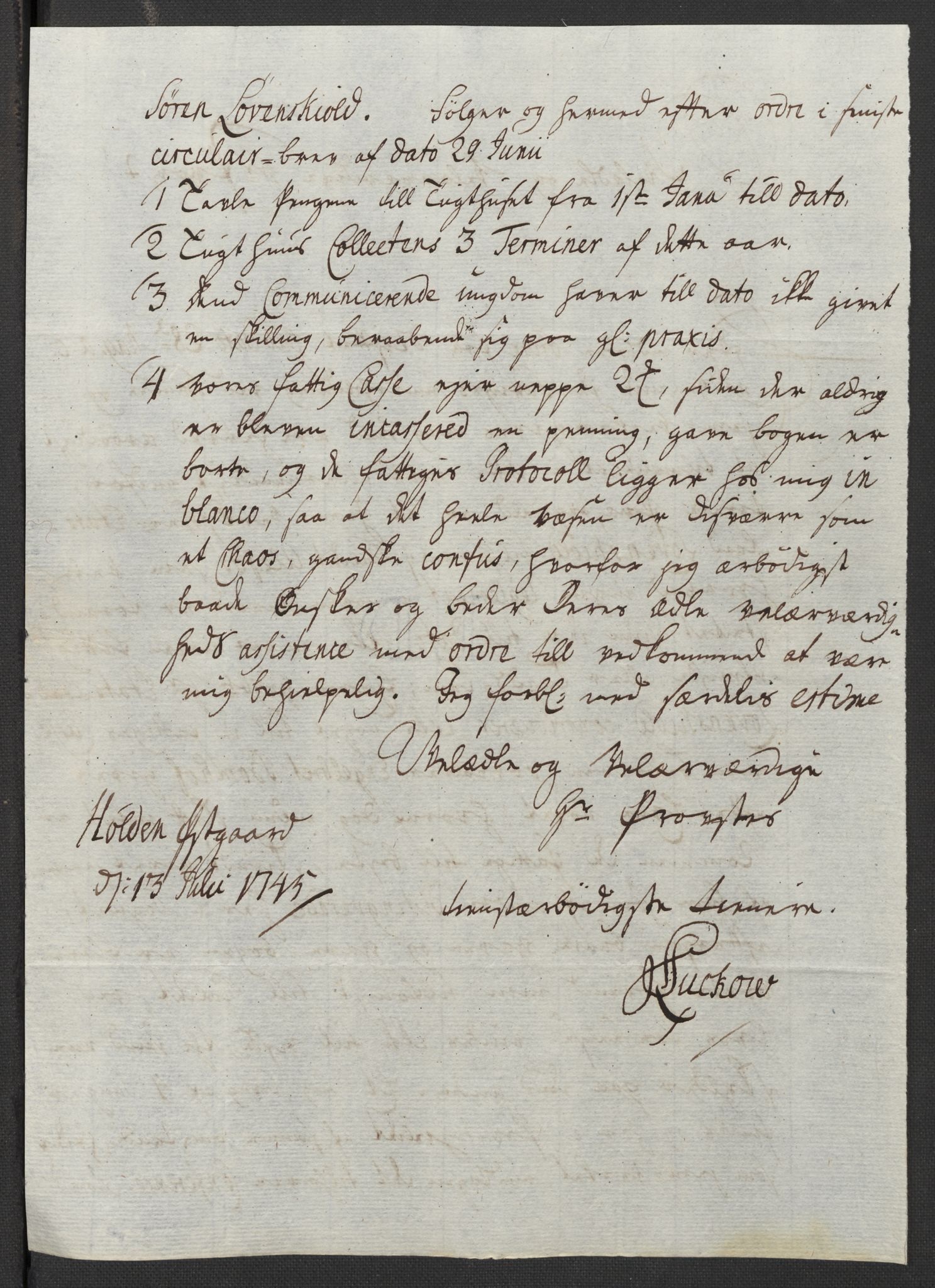 Kristiania tukthus, SAO/A-10644/A/Ad/Adb/L0011: Innkomne skriv, rapporter og regnskap, 1742-1783, p. 346