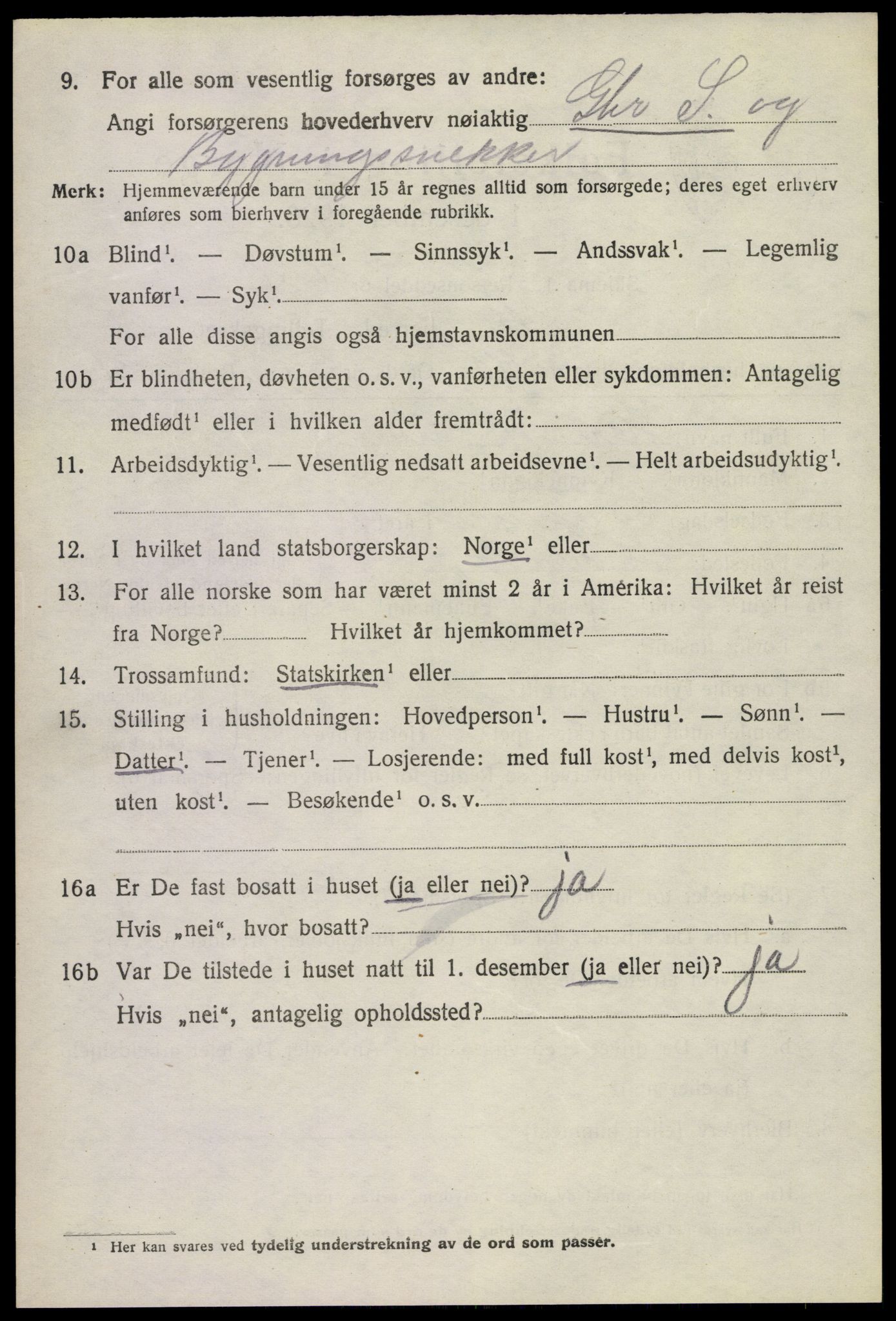 SAKO, 1920 census for Bø (Telemark), 1920, p. 5493