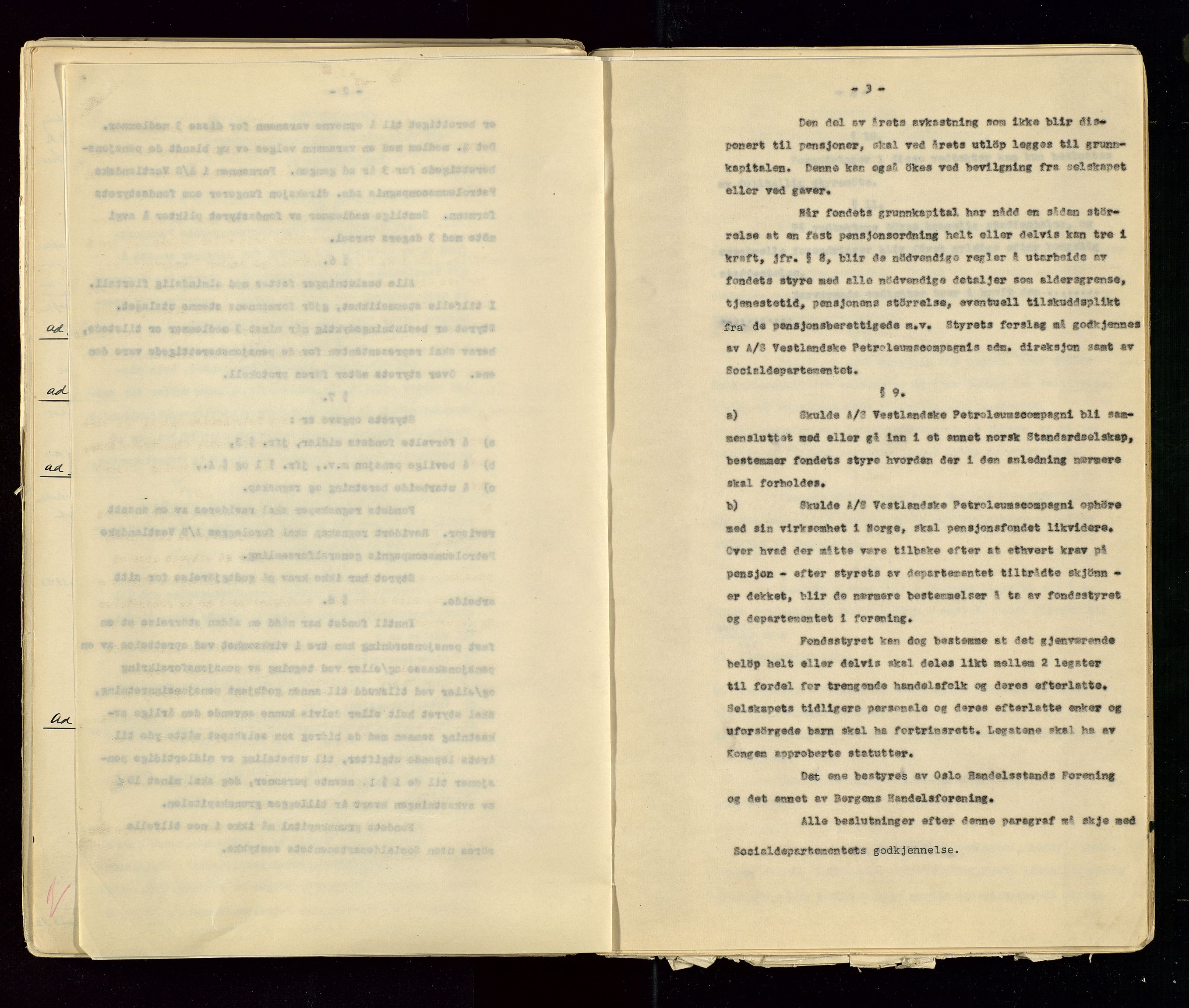 PA 1533 - A/S Vestlandske Petroleumscompani, AV/SAST-A-101953/A/Aa/L0001/0001: Generalforsamlinger og styreprotokoller / Styre- og generalforsamlingsprotokoll, 1890-1953, p. 121