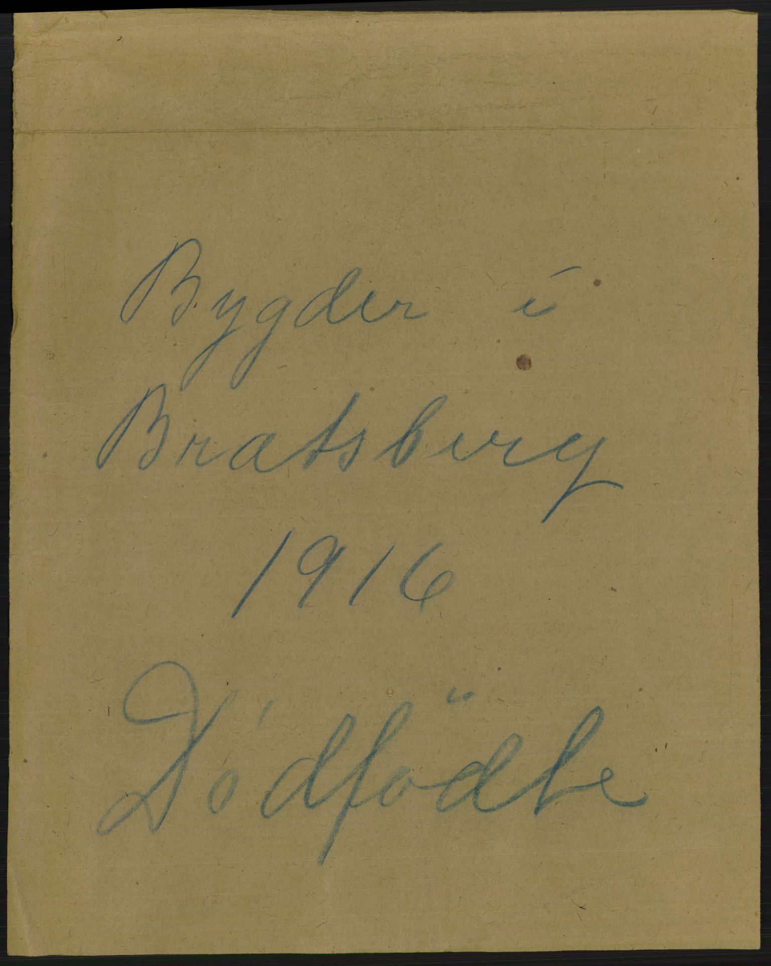 Statistisk sentralbyrå, Sosiodemografiske emner, Befolkning, RA/S-2228/D/Df/Dfb/Dfbf/L0024: Bratsberg amt: Døde, dødfødte. Bygder og byer., 1916, p. 17