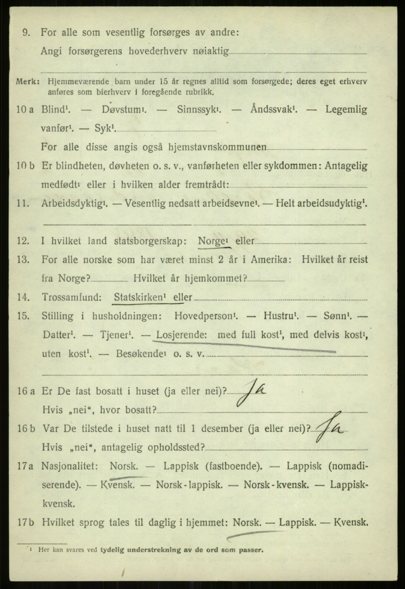 SATØ, 1920 census for Helgøy, 1920, p. 2267