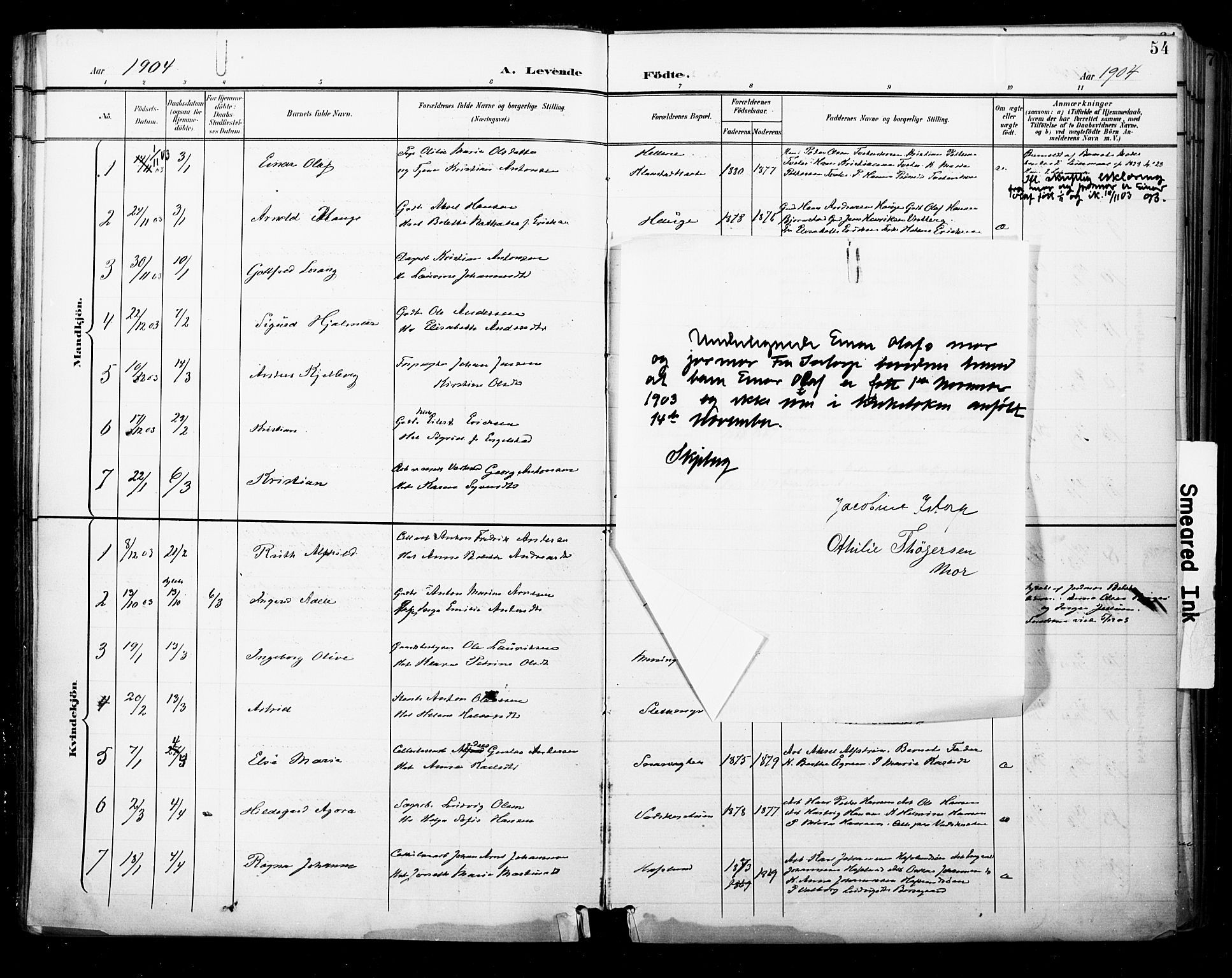 Skjeberg prestekontor Kirkebøker, SAO/A-10923/F/Fa/L0010: Parish register (official) no. I 10, 1898-1911