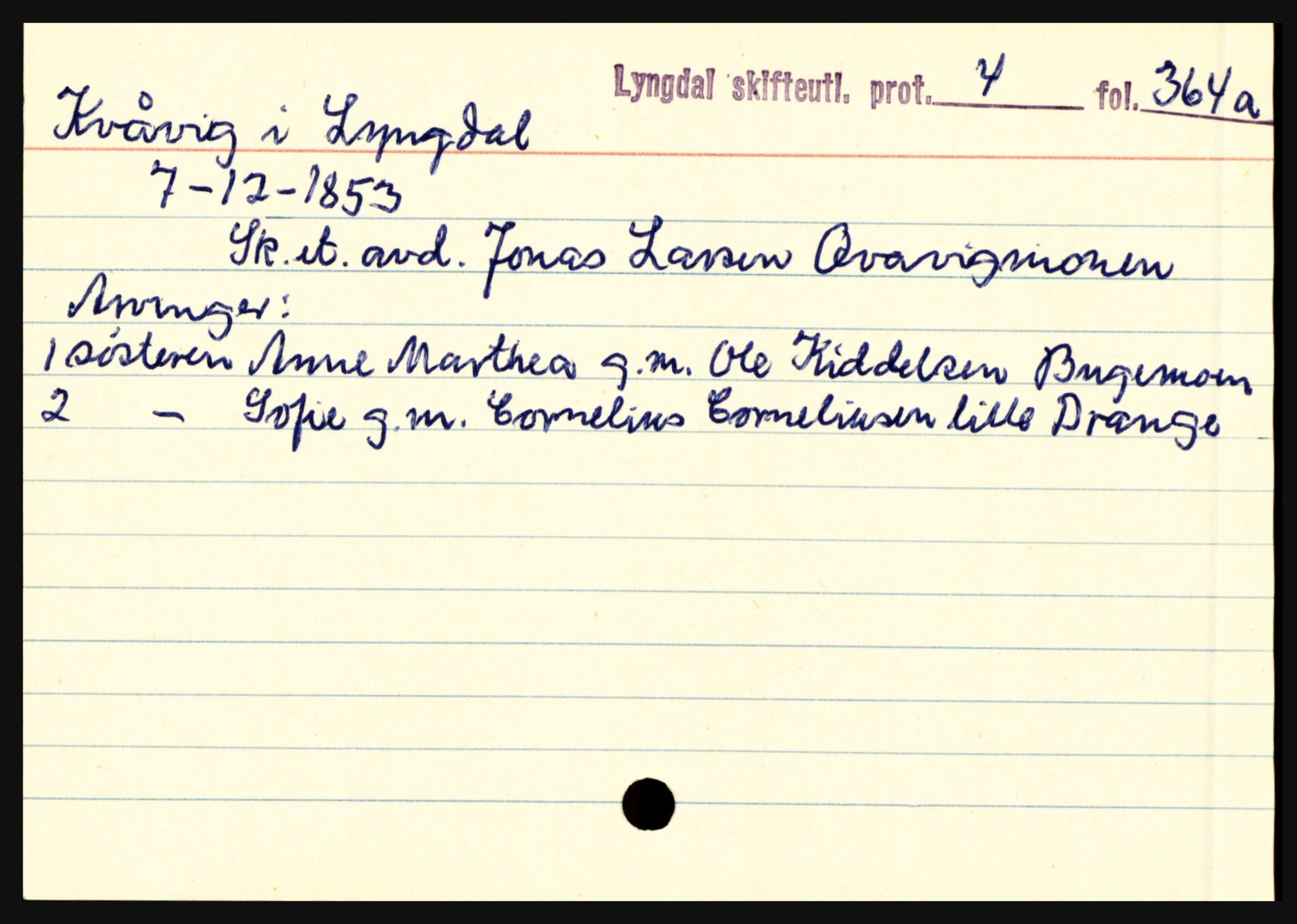 Lyngdal sorenskriveri, SAK/1221-0004/H, p. 6529