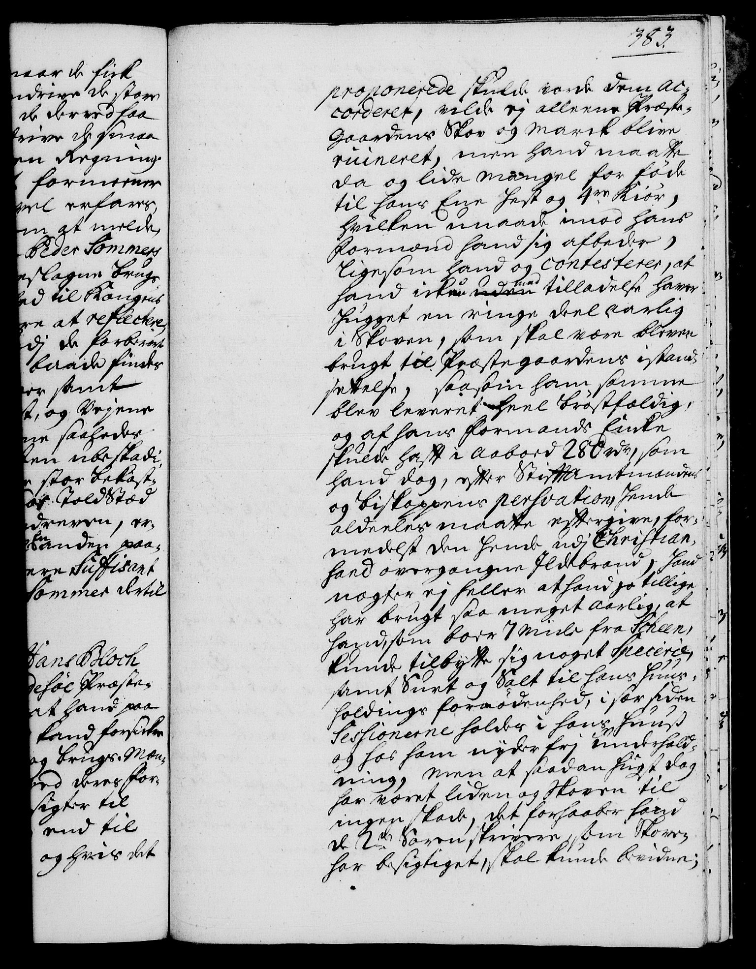Rentekammeret, Kammerkanselliet, RA/EA-3111/G/Gh/Gha/L0018: Norsk ekstraktmemorialprotokoll (merket RK 53.63), 1735-1736, p. 383