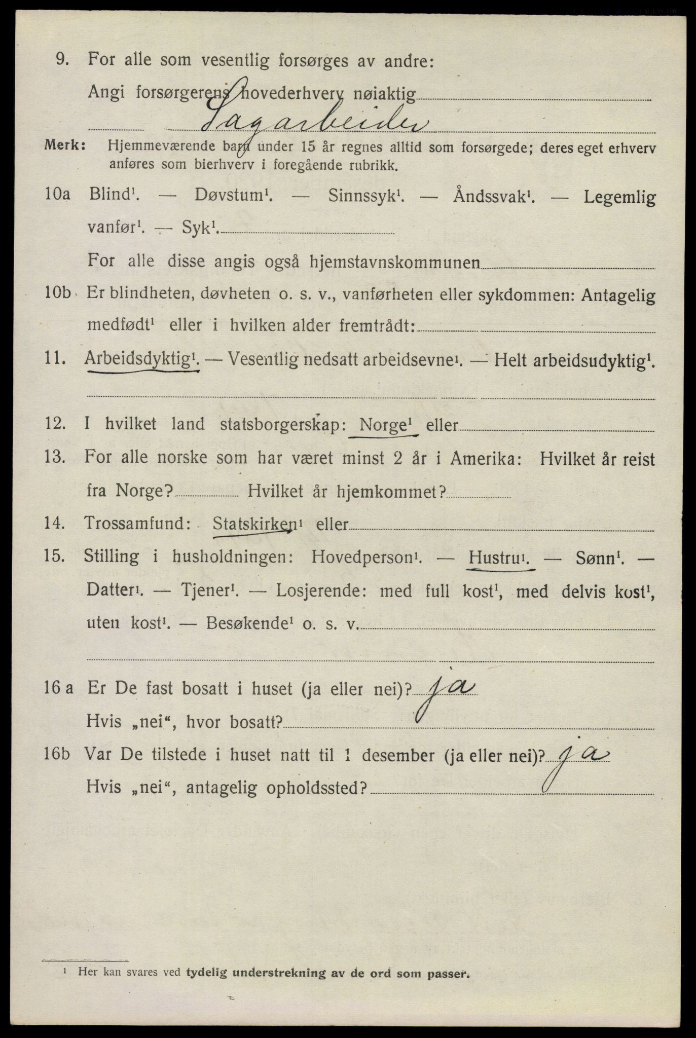 SAO, 1920 census for Nittedal, 1920, p. 6719