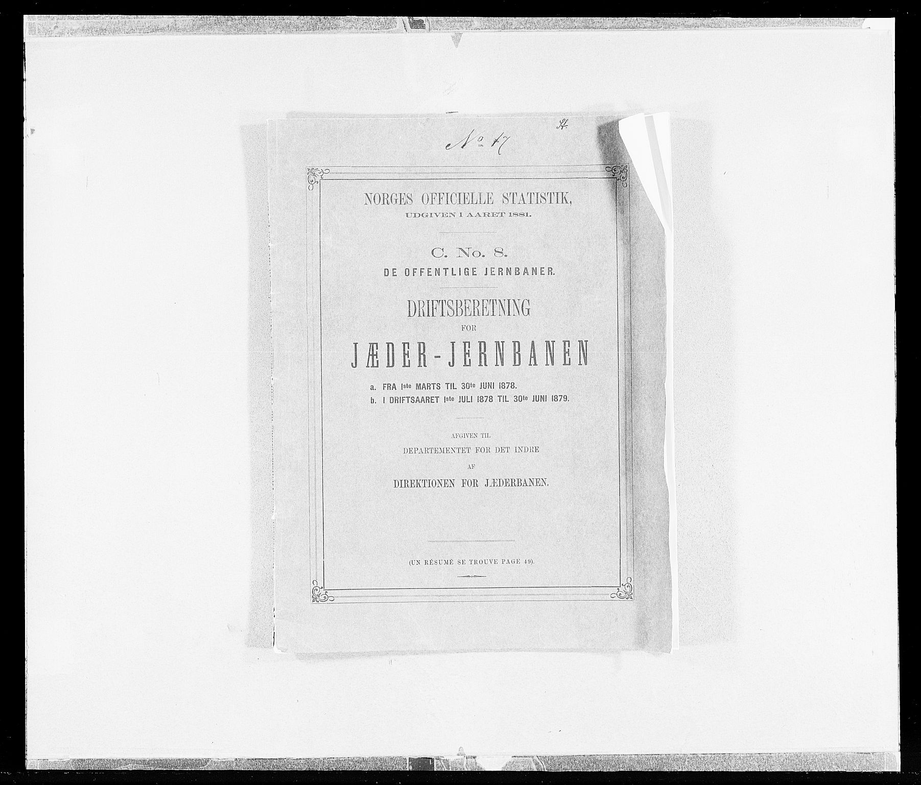 Statistisk sentralbyrå, Næringsøkonomiske emner, Generelt - Amtmennenes femårsberetninger, AV/RA-S-2233/F/Fa/L0058: --, 1876-1880, p. 4