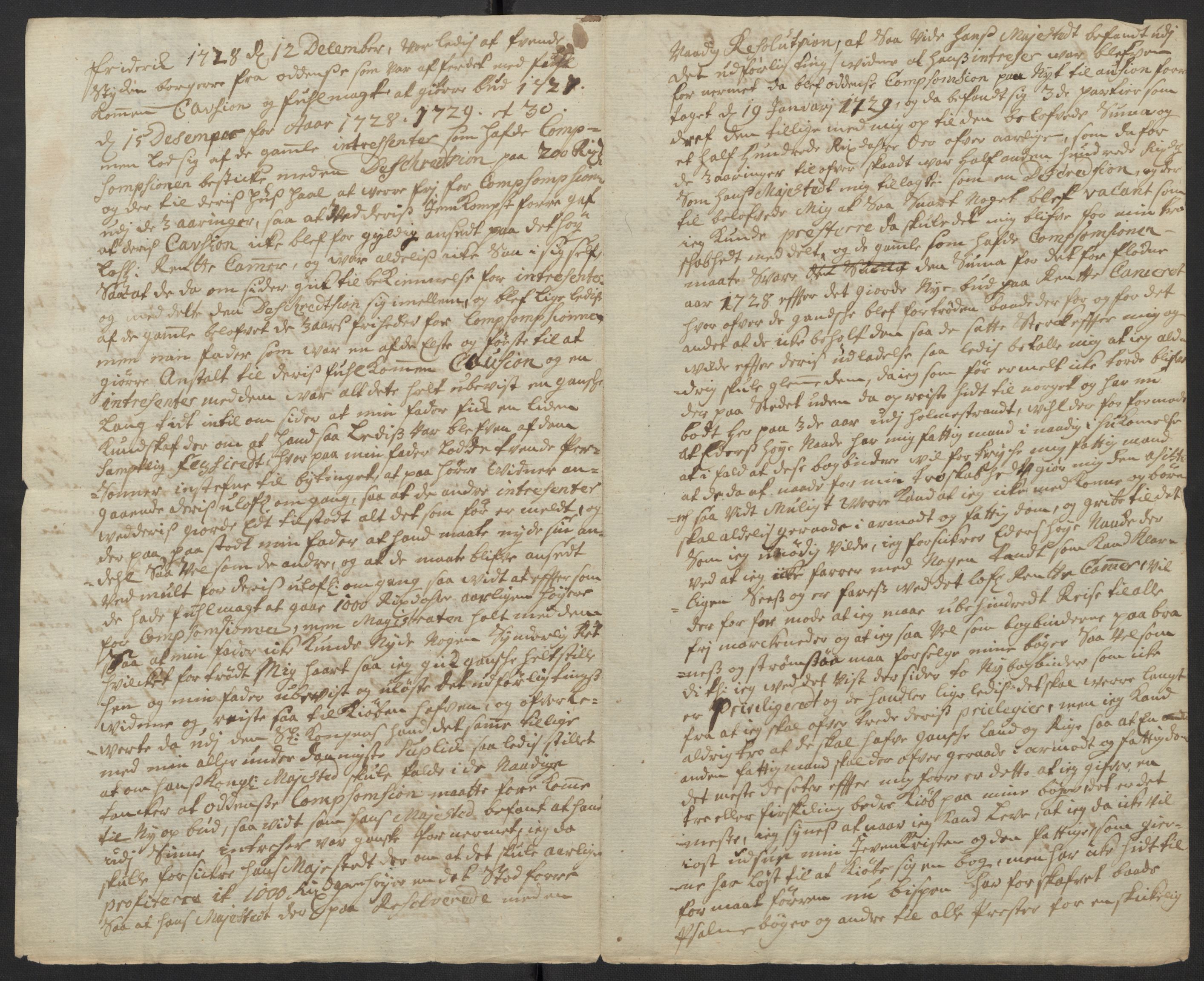 Stattholderembetet 1572-1771, AV/RA-EA-2870/Ef/L0106: Brev fra embetsmenn og andre, 1730-1732, p. 242