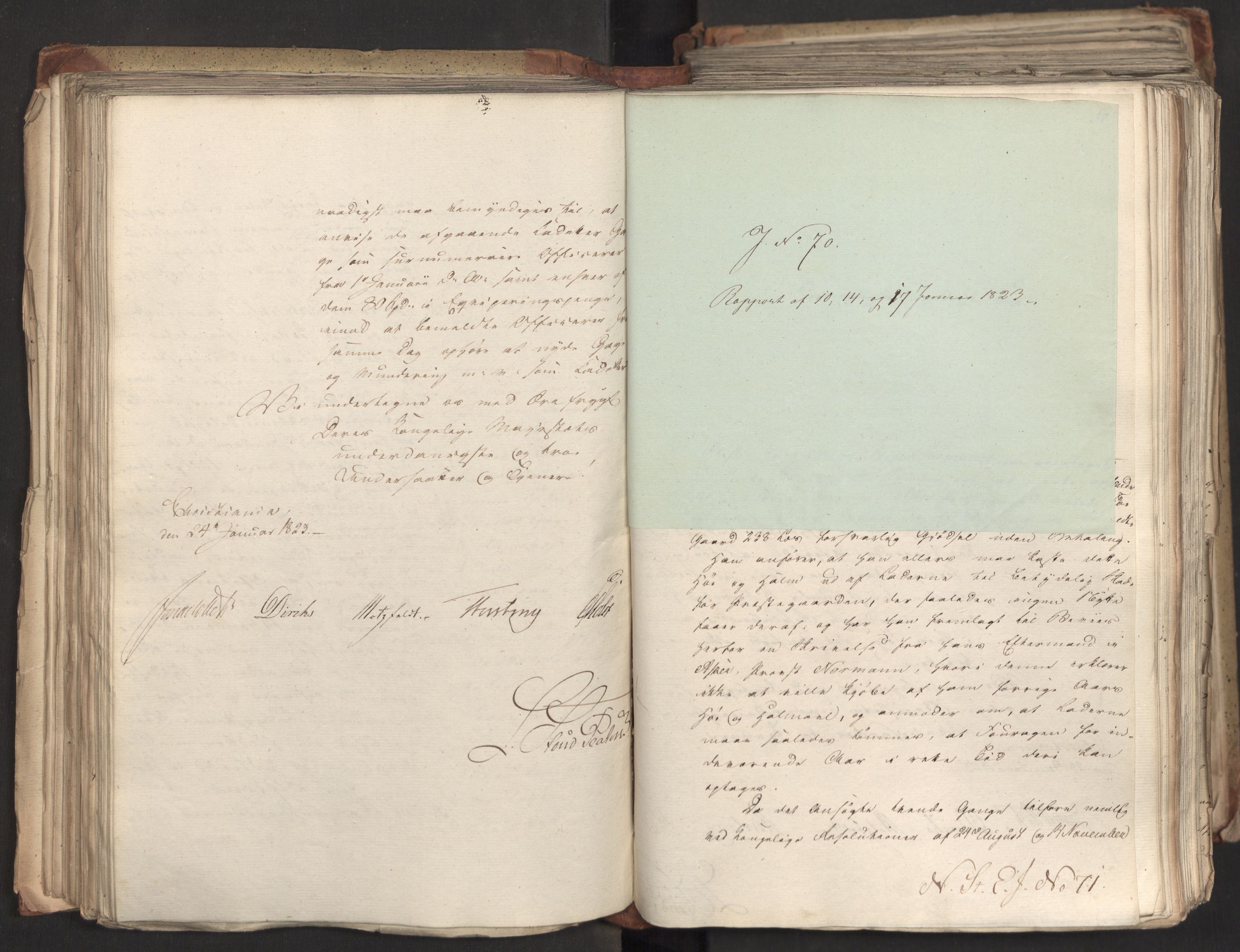Statsrådsavdelingen i Stockholm, AV/RA-S-1003/D/Da/L0033: Regjeringsinnstillinger nr. 1-274, 1823, p. 187