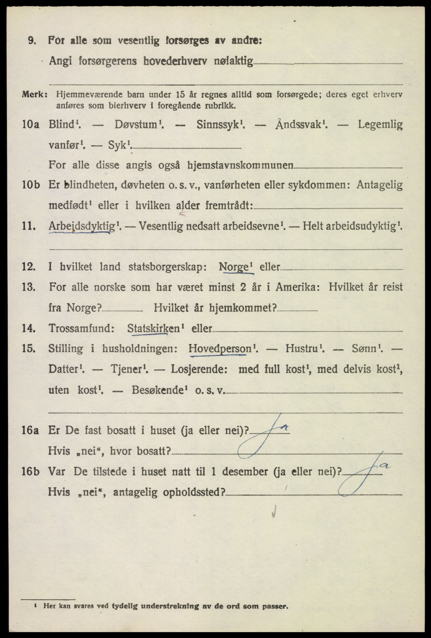 SAH, 1920 census for Nes (Hedmark), 1920, p. 5431
