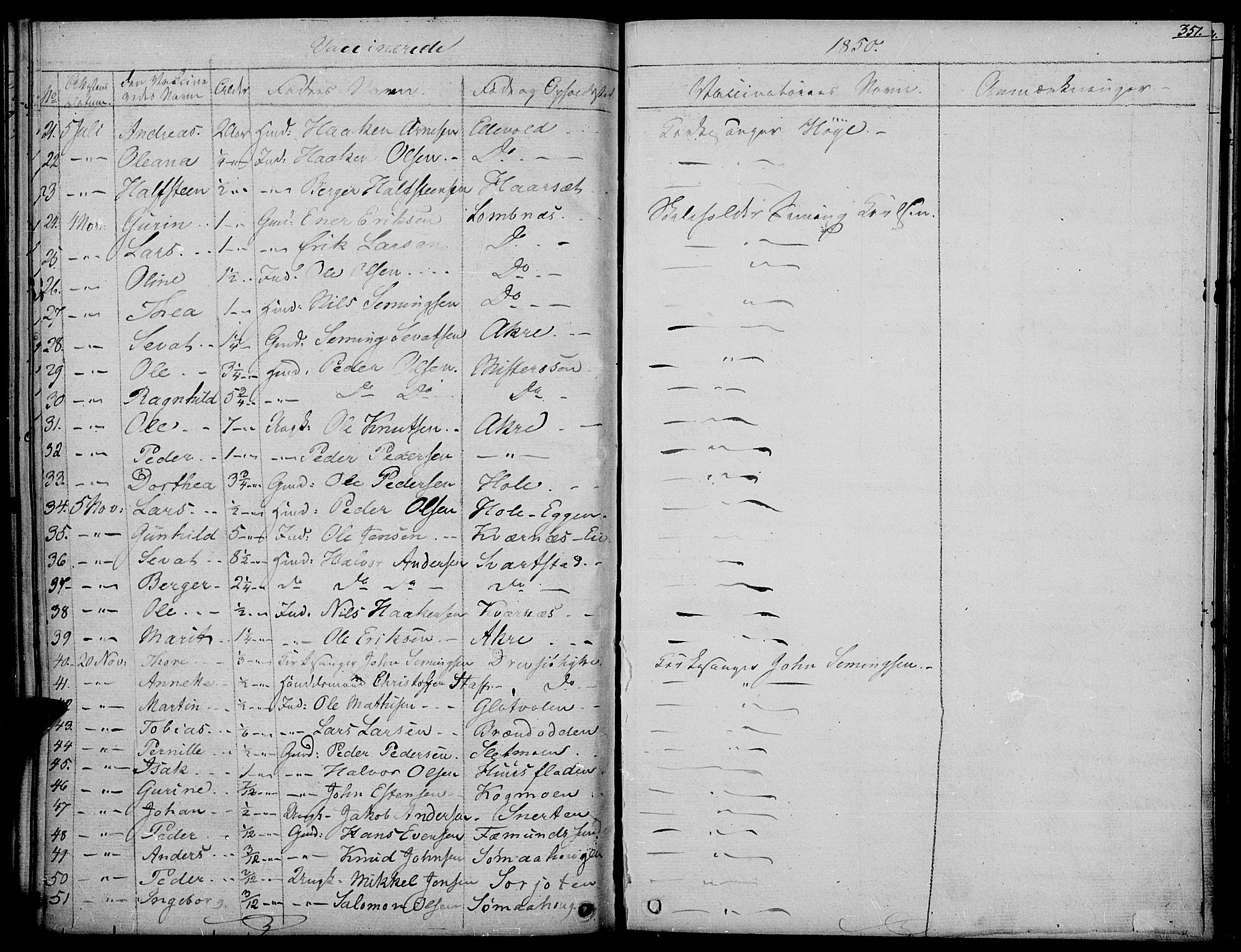 Rendalen prestekontor, AV/SAH-PREST-054/H/Ha/Haa/L0004: Parish register (official) no. 4, 1829-1852, p. 351