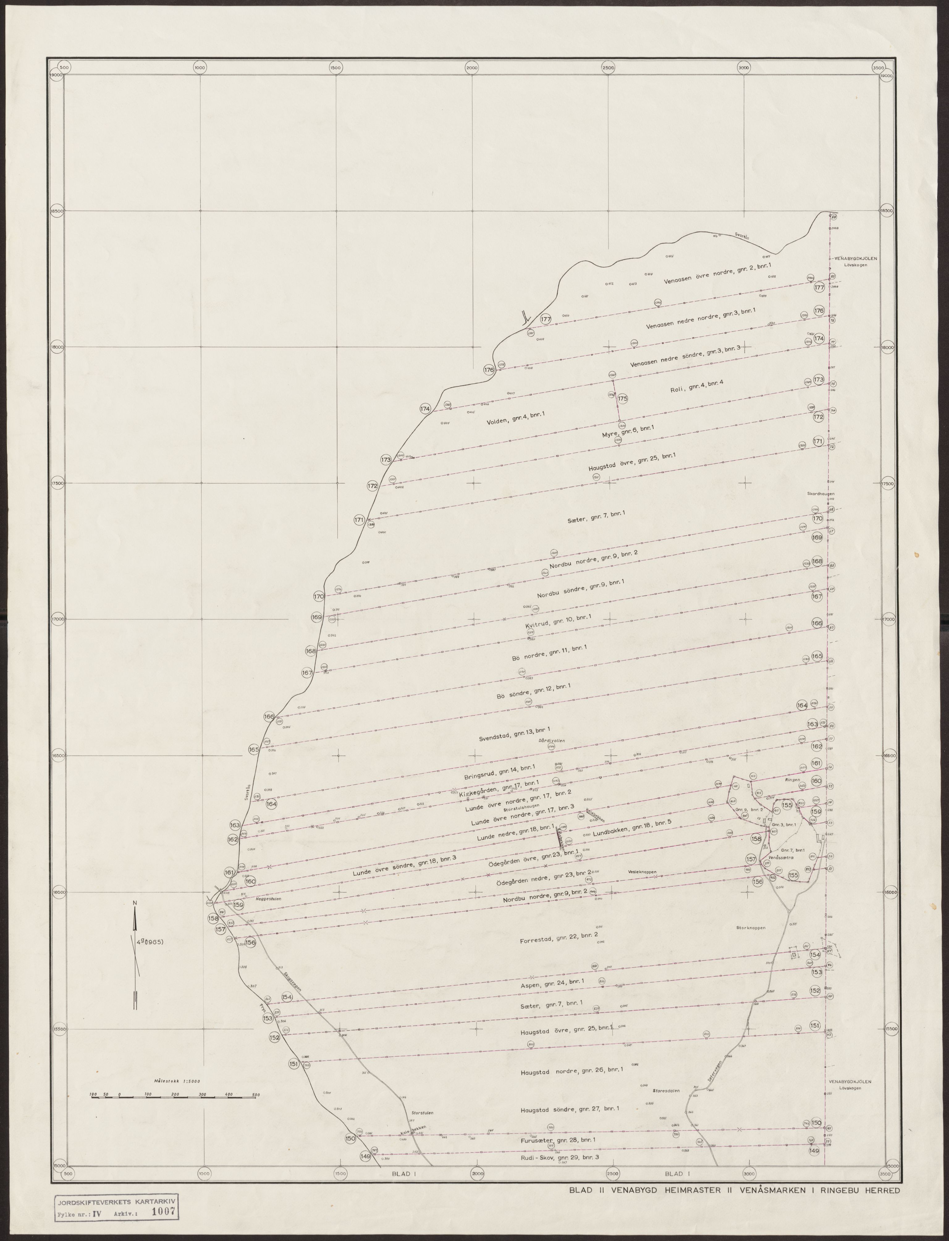 Jordskifteverkets kartarkiv, RA/S-3929/T, 1859-1988, p. 1267