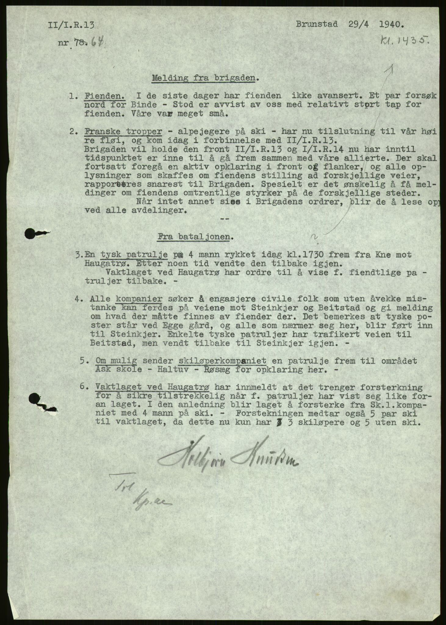 Forsvaret, Forsvarets krigshistoriske avdeling, AV/RA-RAFA-2017/Y/Yb/L0116: II-C-11-560-563  -  5. Divisjon., 1940, p. 940