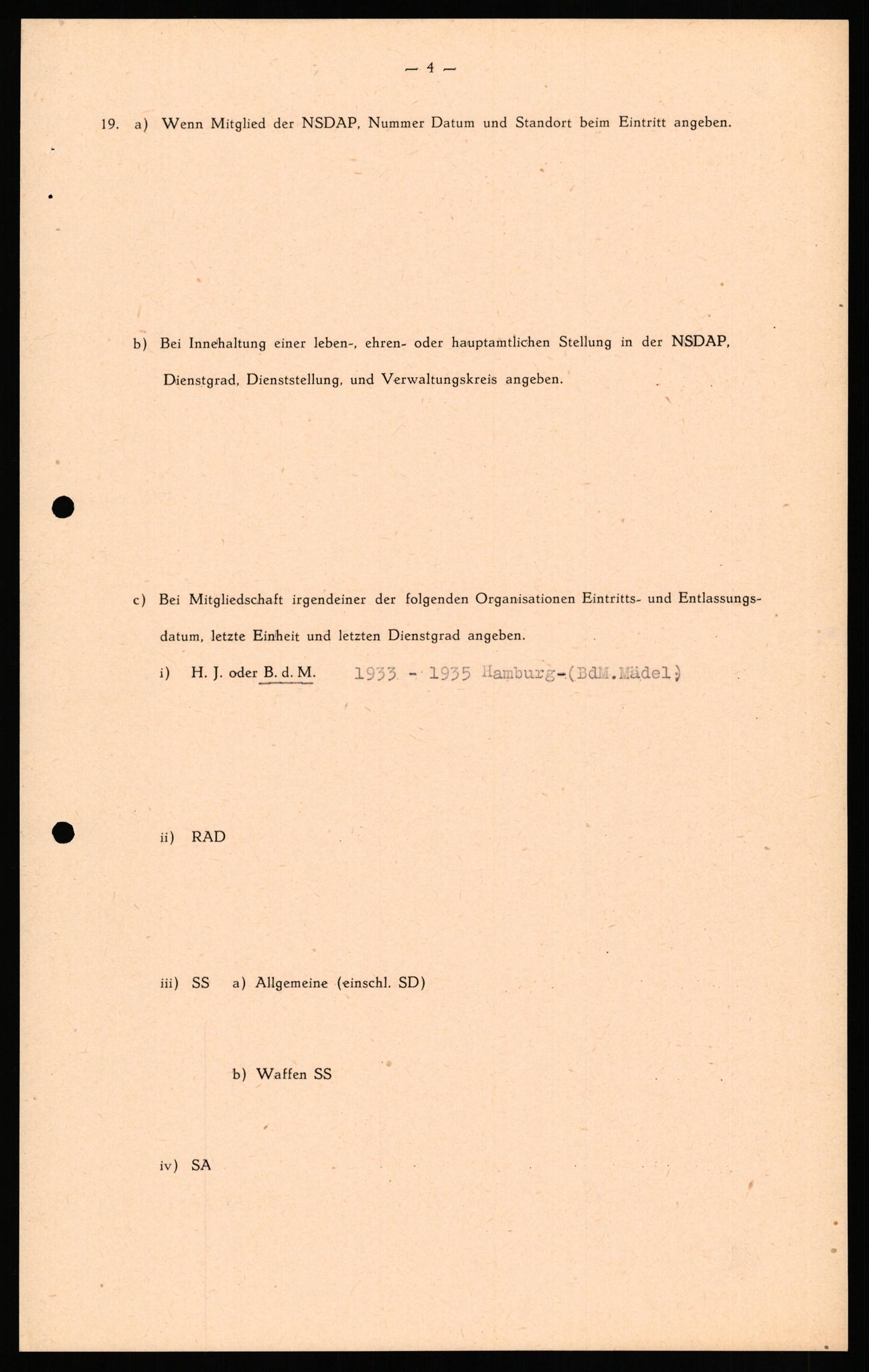 Forsvaret, Forsvarets overkommando II, AV/RA-RAFA-3915/D/Db/L0034: CI Questionaires. Tyske okkupasjonsstyrker i Norge. Tyskere., 1945-1946, p. 471