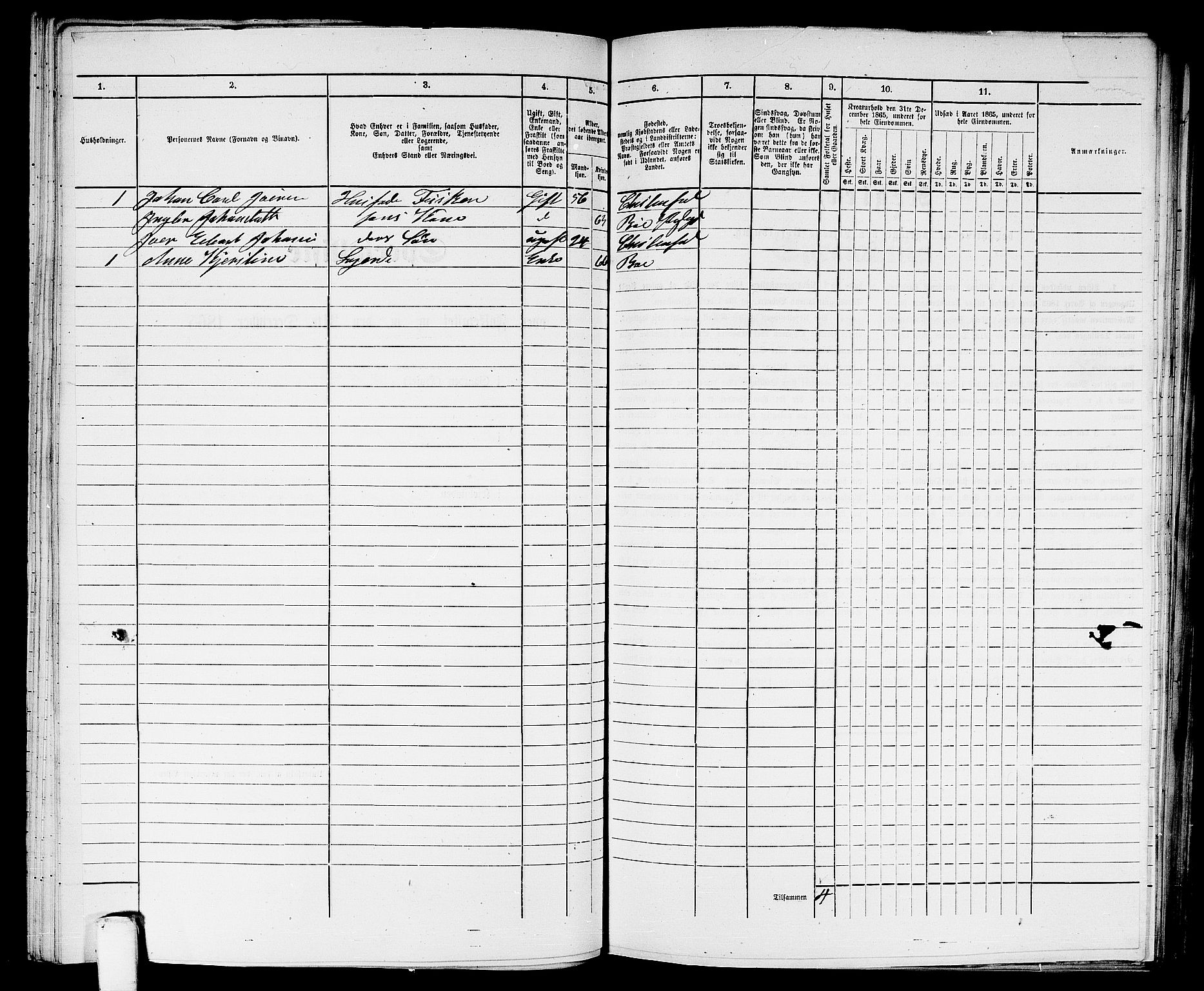 RA, 1865 census for Kristiansund/Kristiansund, 1865, p. 687