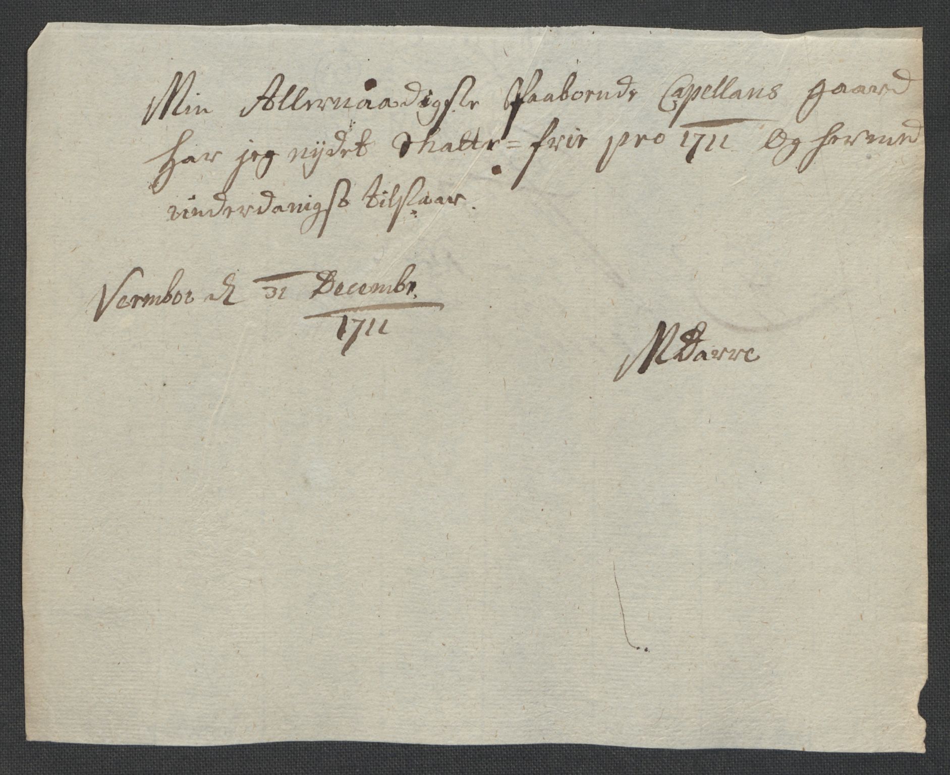 Rentekammeret inntil 1814, Reviderte regnskaper, Fogderegnskap, RA/EA-4092/R60/L3962: Fogderegnskap Orkdal og Gauldal, 1711, p. 307