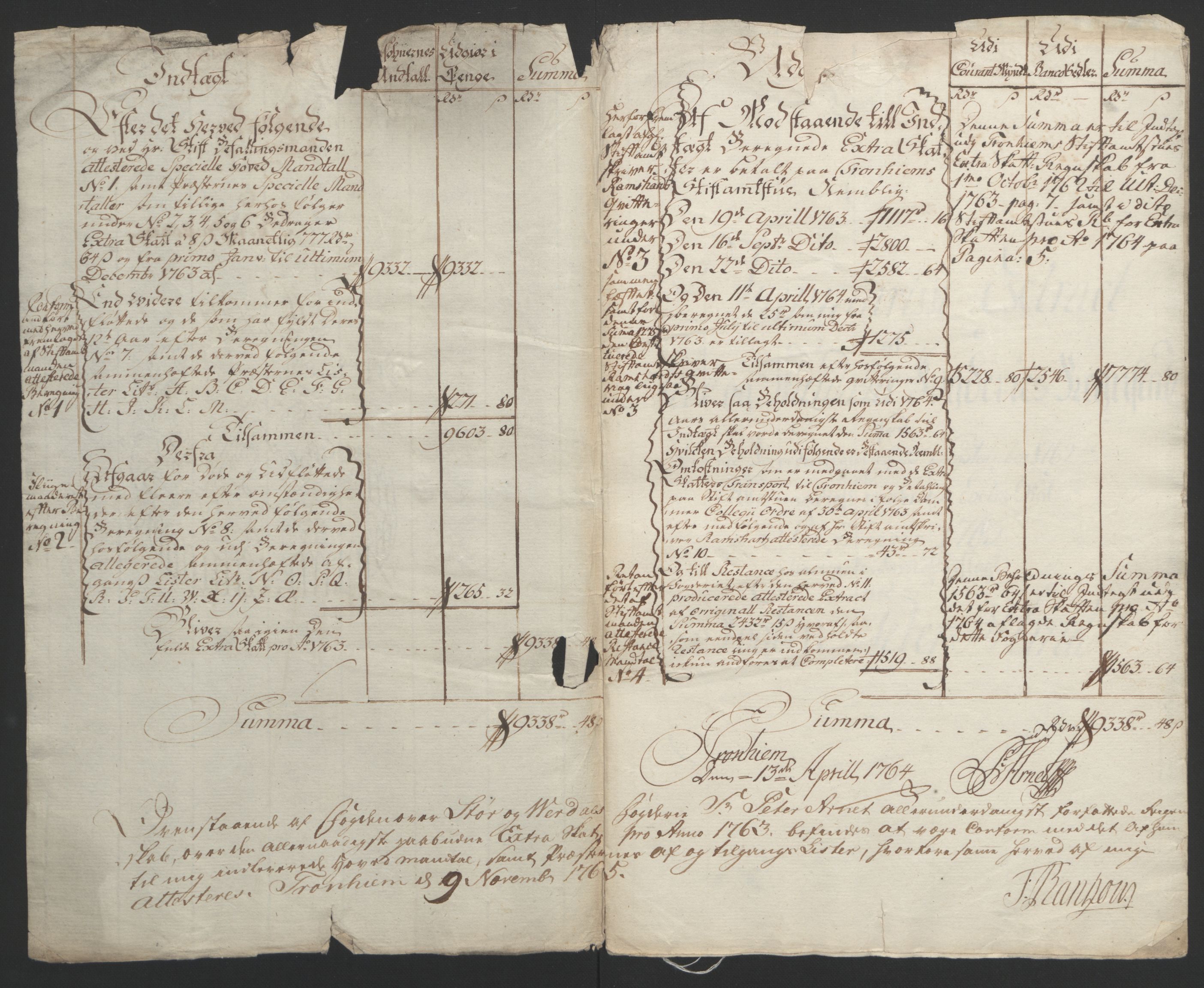 Rentekammeret inntil 1814, Reviderte regnskaper, Fogderegnskap, RA/EA-4092/R62/L4303: Ekstraskatten Stjørdal og Verdal, 1762-1763, p. 48