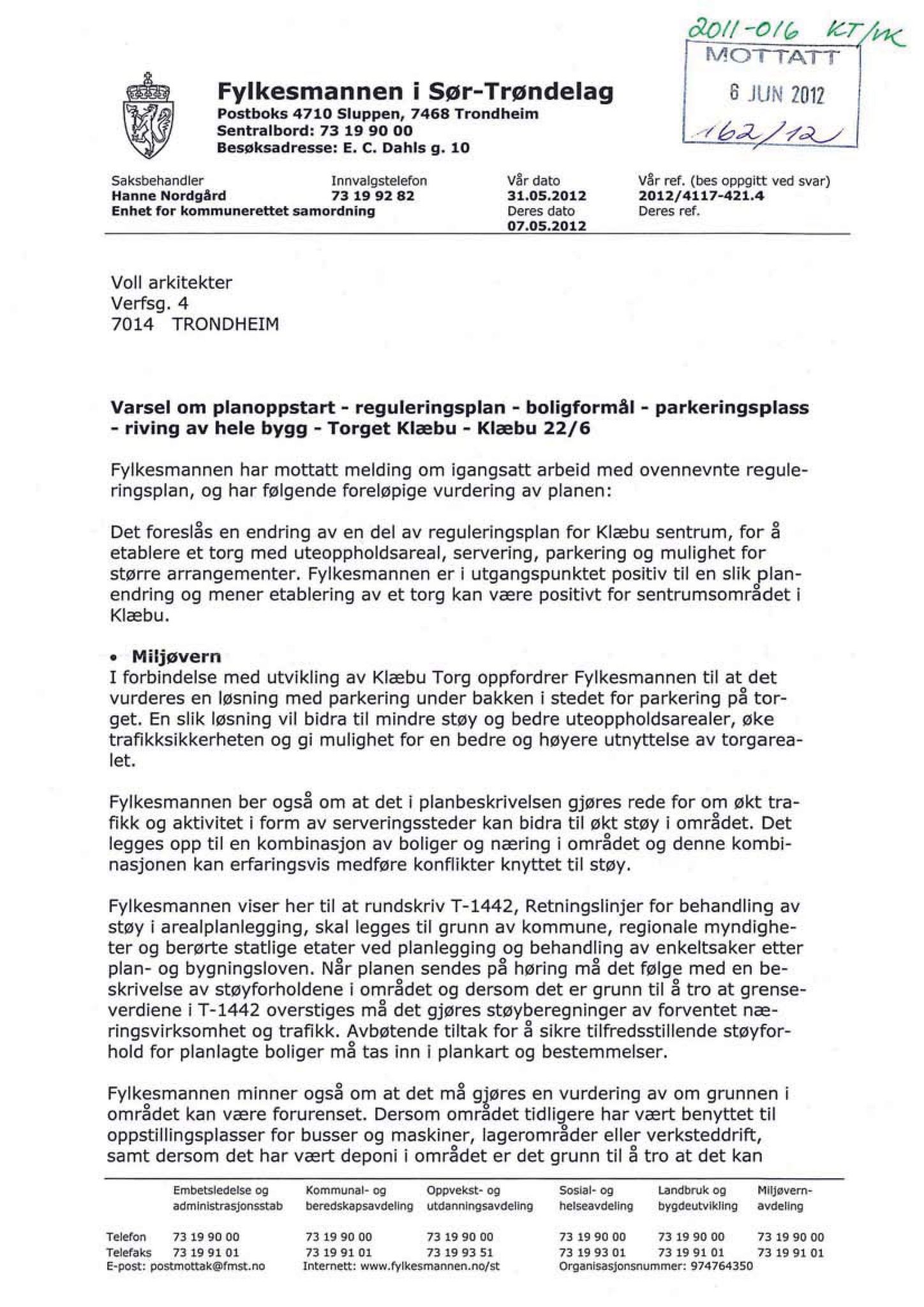 Klæbu Kommune, TRKO/KK/02-FS/L005: Formannsskapet - Møtedokumenter, 2012, p. 1768