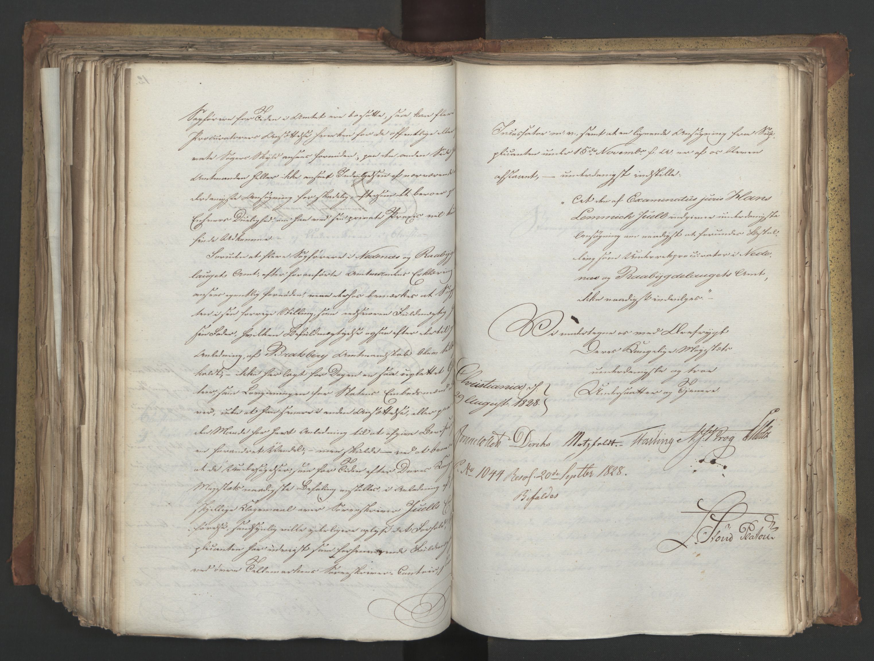 Statsrådsavdelingen i Stockholm, AV/RA-S-1003/D/Da/L0055: Regjeringsinnstillinger nr. 231-435, 1828, p. 504