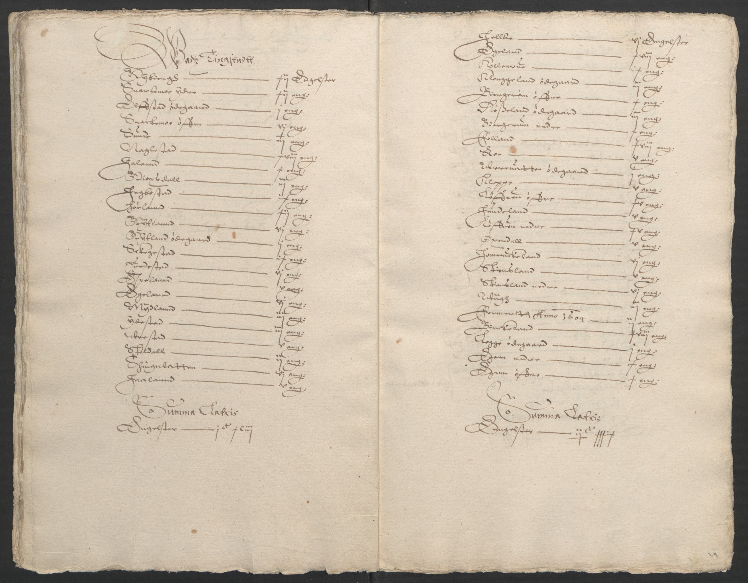 Stattholderembetet 1572-1771, AV/RA-EA-2870/Ek/L0002/0002: Jordebøker til utlikning av garnisonsskatt 1624-1626: / Jordebøker for Agdesiden len, 1624-1625, p. 83