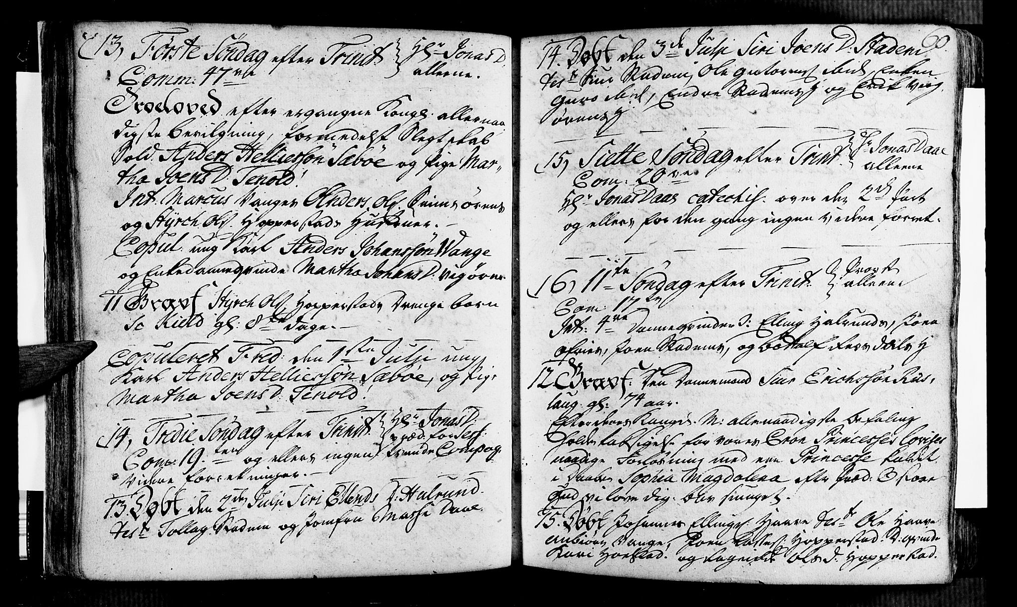 Vik sokneprestembete, AV/SAB-A-81501/H/Haa/Haaa/L0002: Parish register (official) no. A 2 / 1, 1740-1757, p. 60