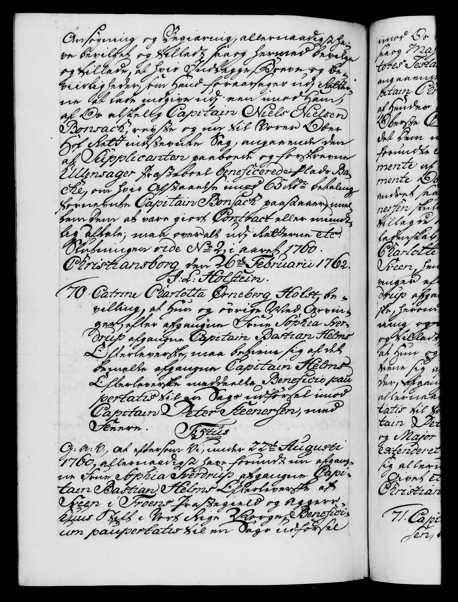 Danske Kanselli 1572-1799, AV/RA-EA-3023/F/Fc/Fca/Fcaa/L0041: Norske registre, 1760-1762, p. 656b