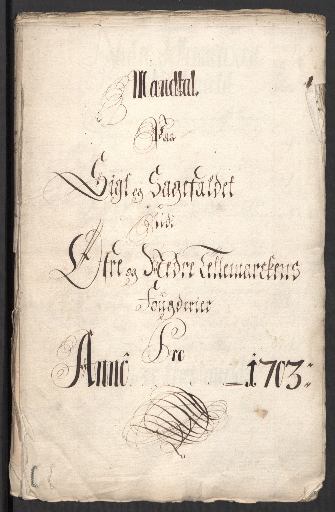 Rentekammeret inntil 1814, Reviderte regnskaper, Fogderegnskap, AV/RA-EA-4092/R36/L2108: Fogderegnskap Øvre og Nedre Telemark og Bamble, 1703, p. 38