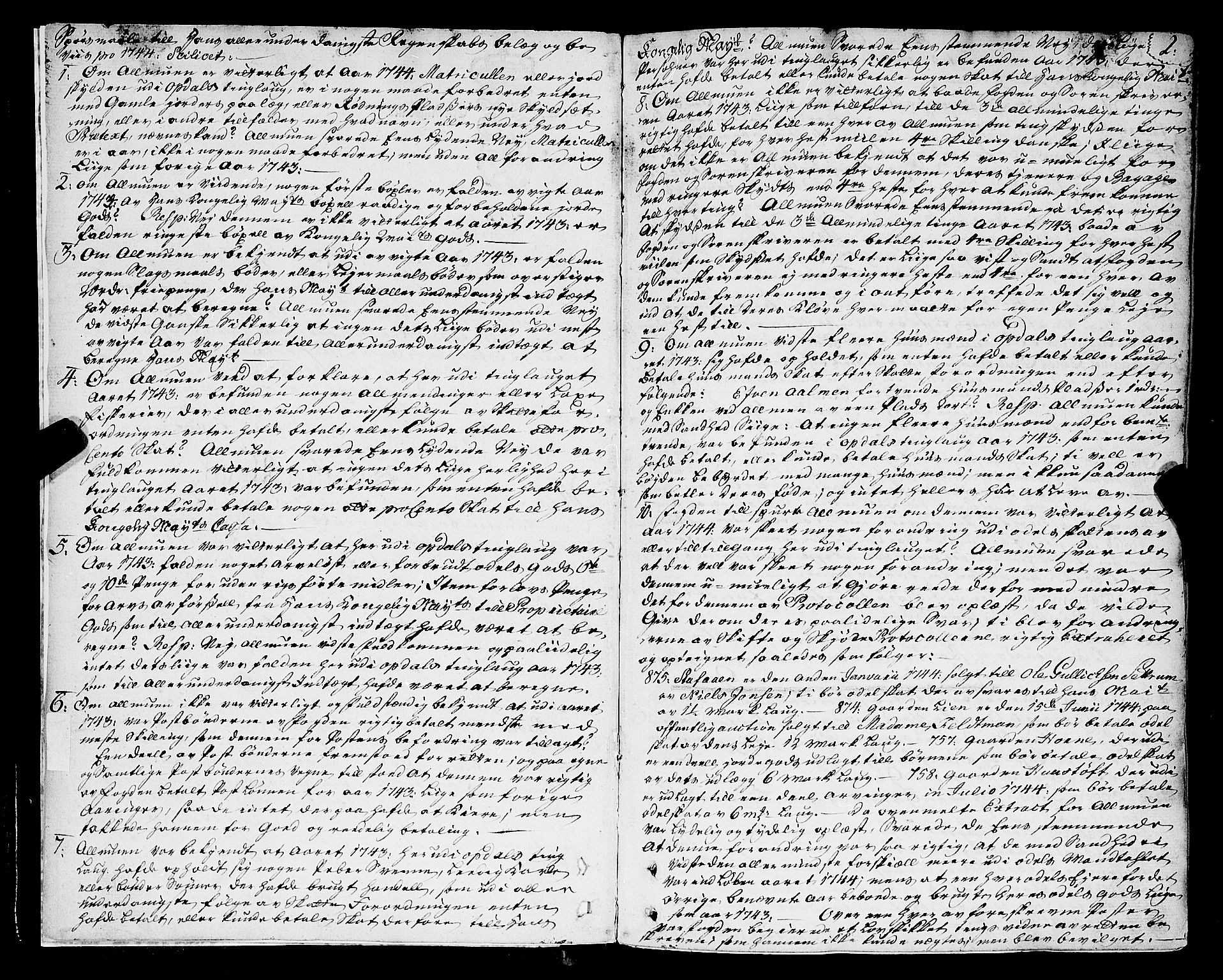 Orkdal sorenskriveri, SAT/A-4169/1/1/1A/L0009: Tingbok 8, 1745-1754, p. 2