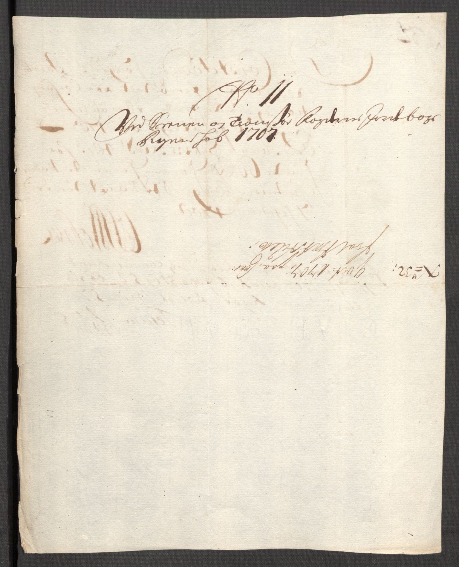 Rentekammeret inntil 1814, Reviderte regnskaper, Fogderegnskap, AV/RA-EA-4092/R68/L4756: Fogderegnskap Senja og Troms, 1705-1707, p. 411