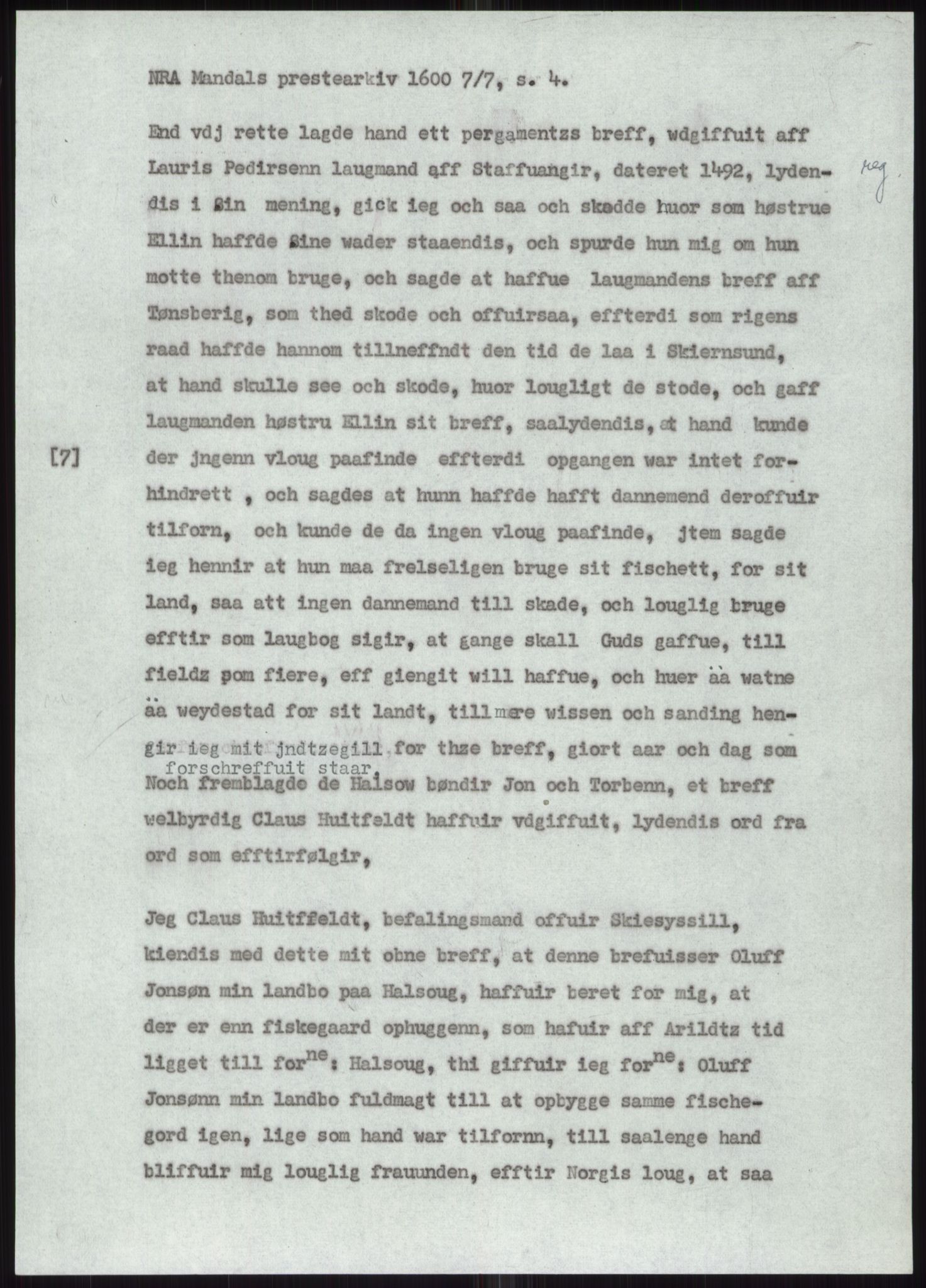 Samlinger til kildeutgivelse, Diplomavskriftsamlingen, AV/RA-EA-4053/H/Ha, p. 2825