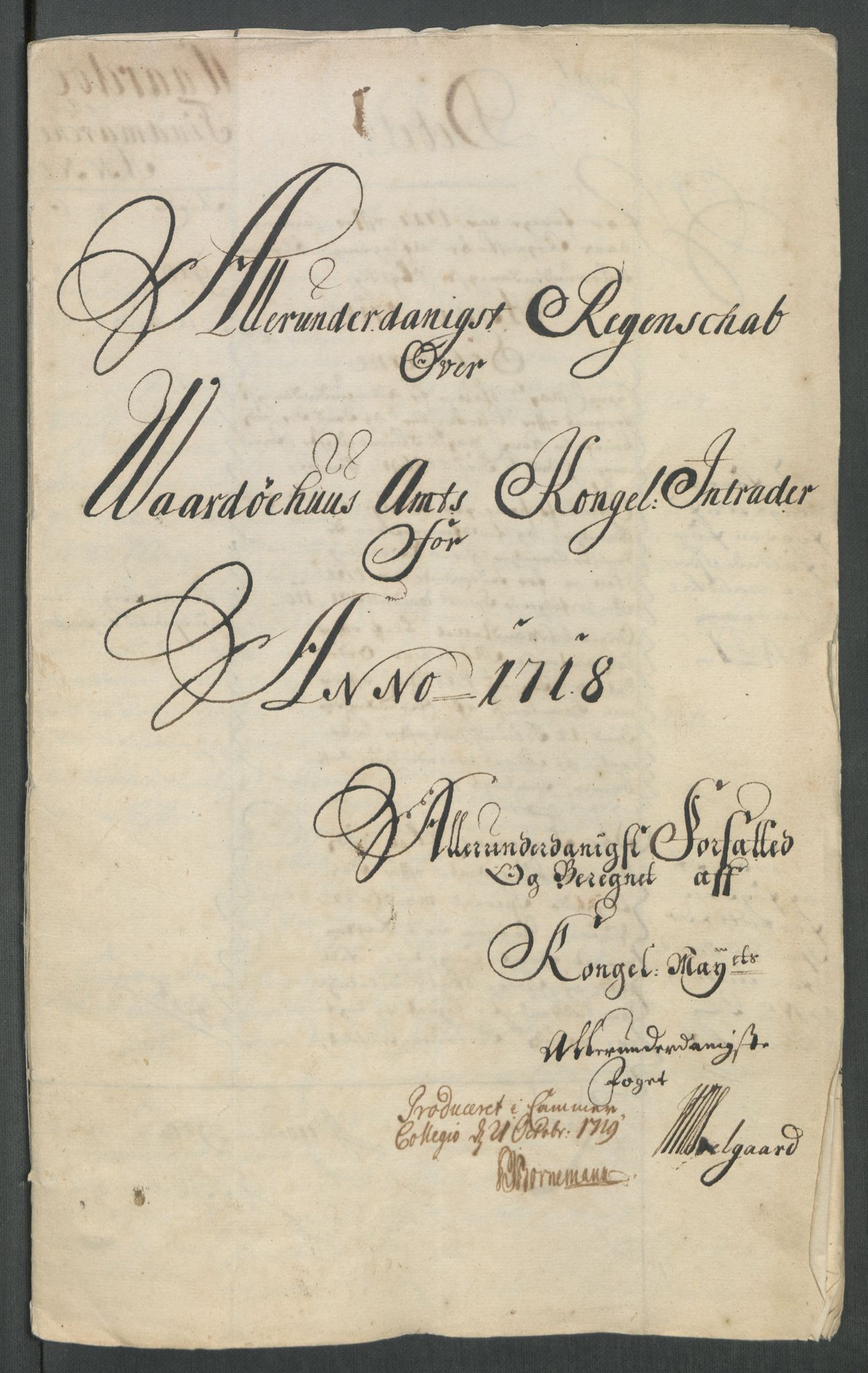 Rentekammeret inntil 1814, Reviderte regnskaper, Fogderegnskap, RA/EA-4092/R69/L4857: Fogderegnskap Finnmark/Vardøhus, 1716-1718, p. 425