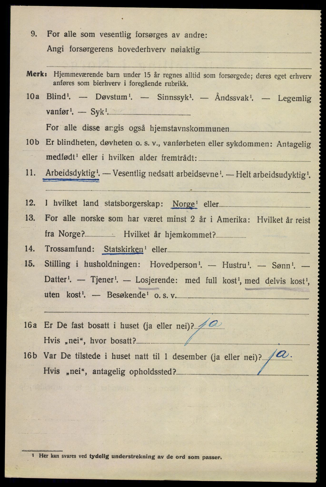 SAKO, 1920 census for Sandefjord, 1920, p. 7409