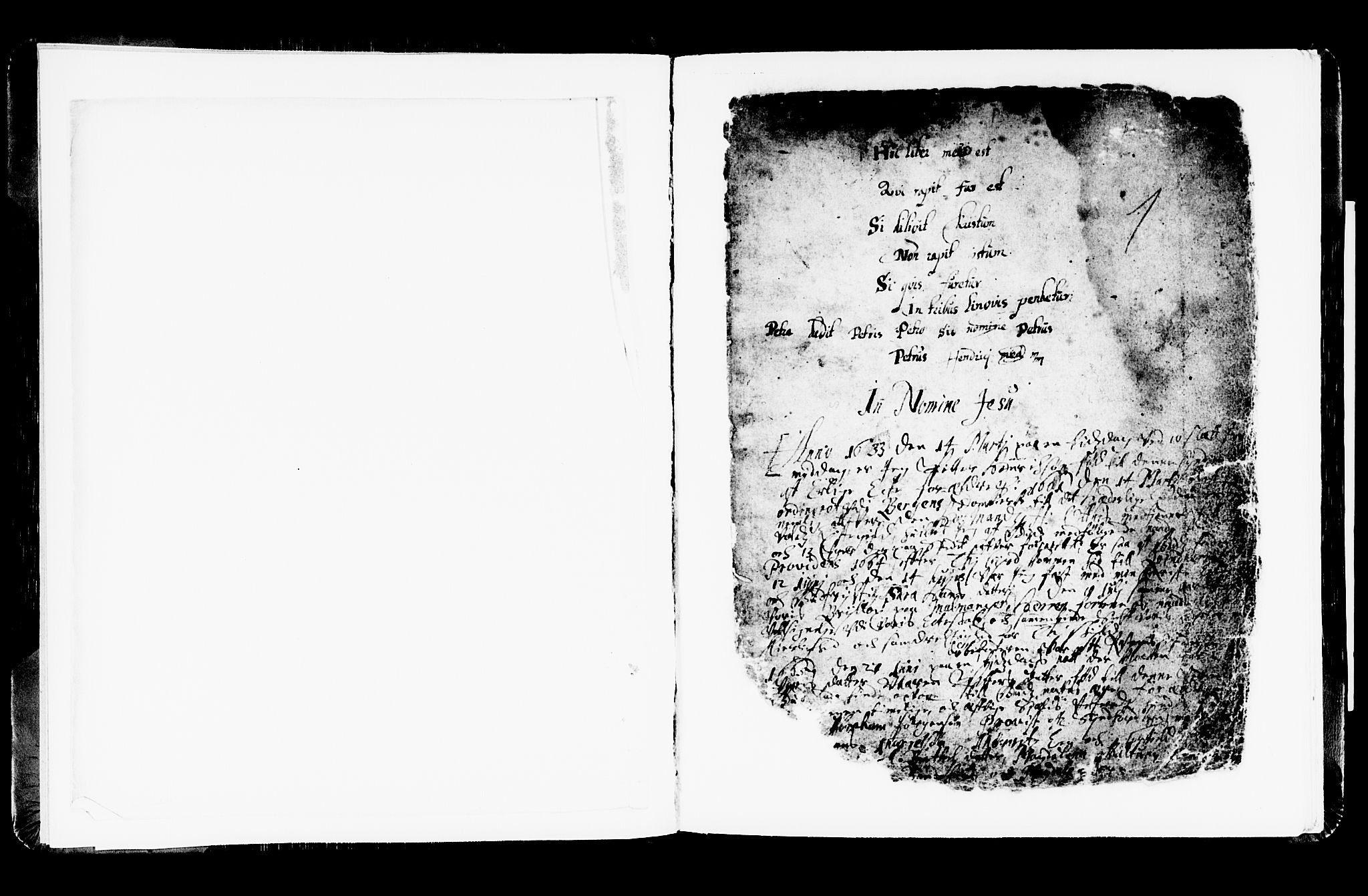 Kvinnherad sokneprestembete, SAB/A-76401/H/Haa: Parish register (official) no. A 1, 1669-1709, p. 1