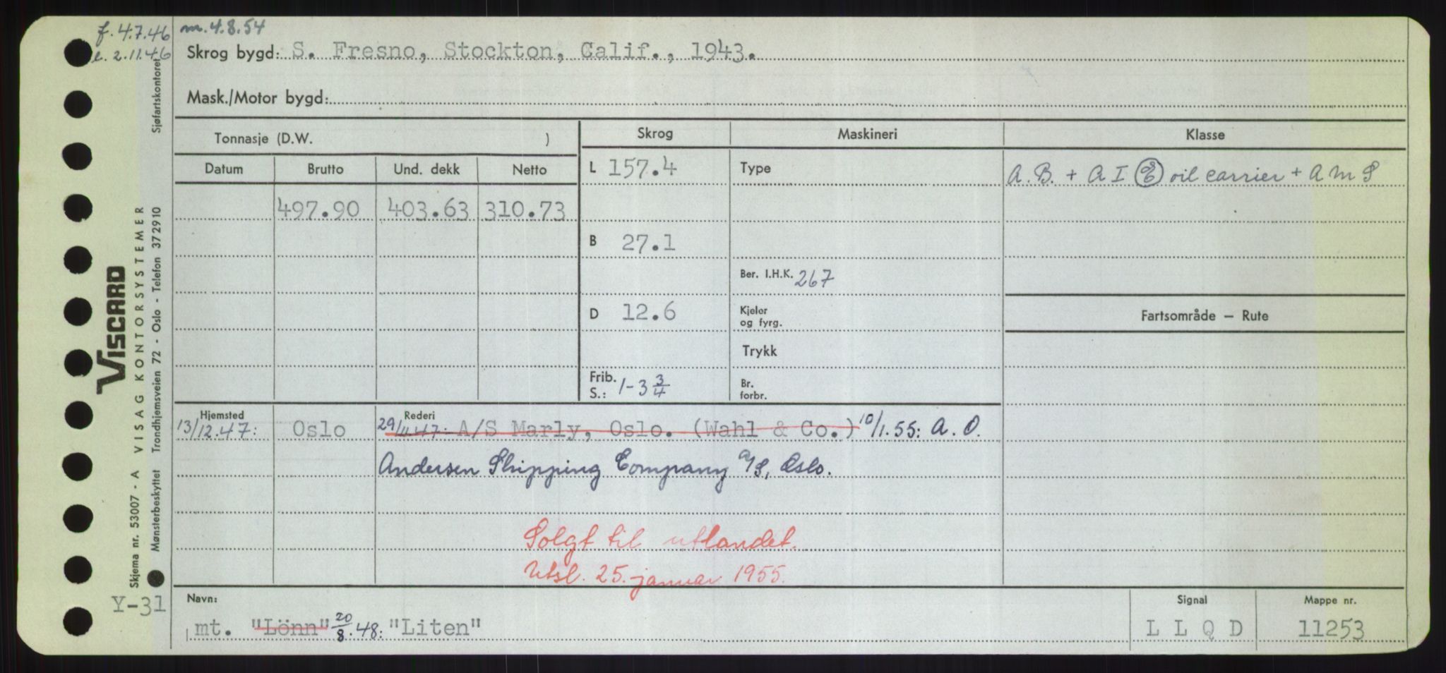 Sjøfartsdirektoratet med forløpere, Skipsmålingen, AV/RA-S-1627/H/Hd/L0023: Fartøy, Lia-Løv, p. 241