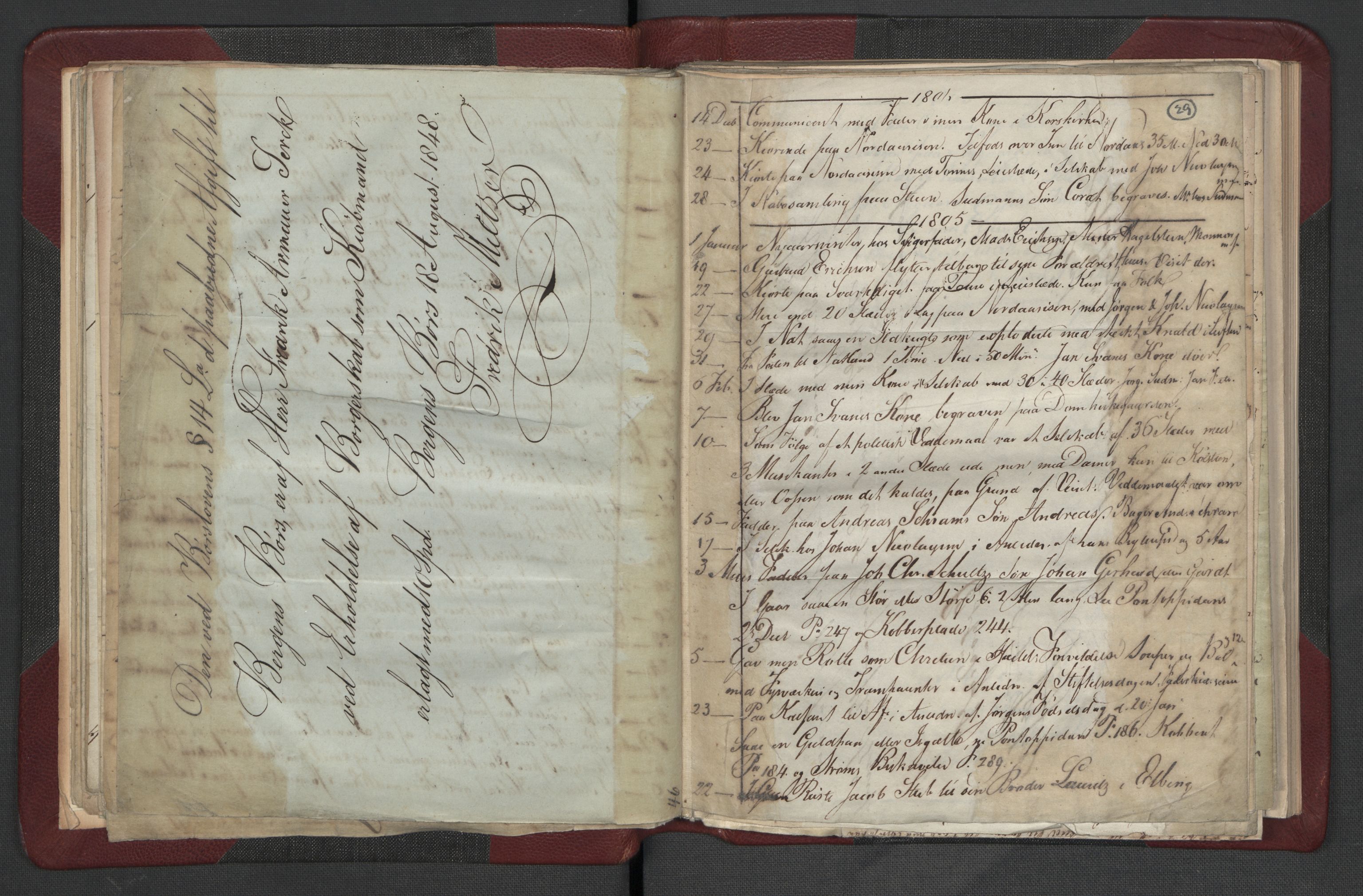 Meltzer, Fredrik, RA/PA-0028/F/L0002: Dagbok, 1796-1808, p. 28b-29a