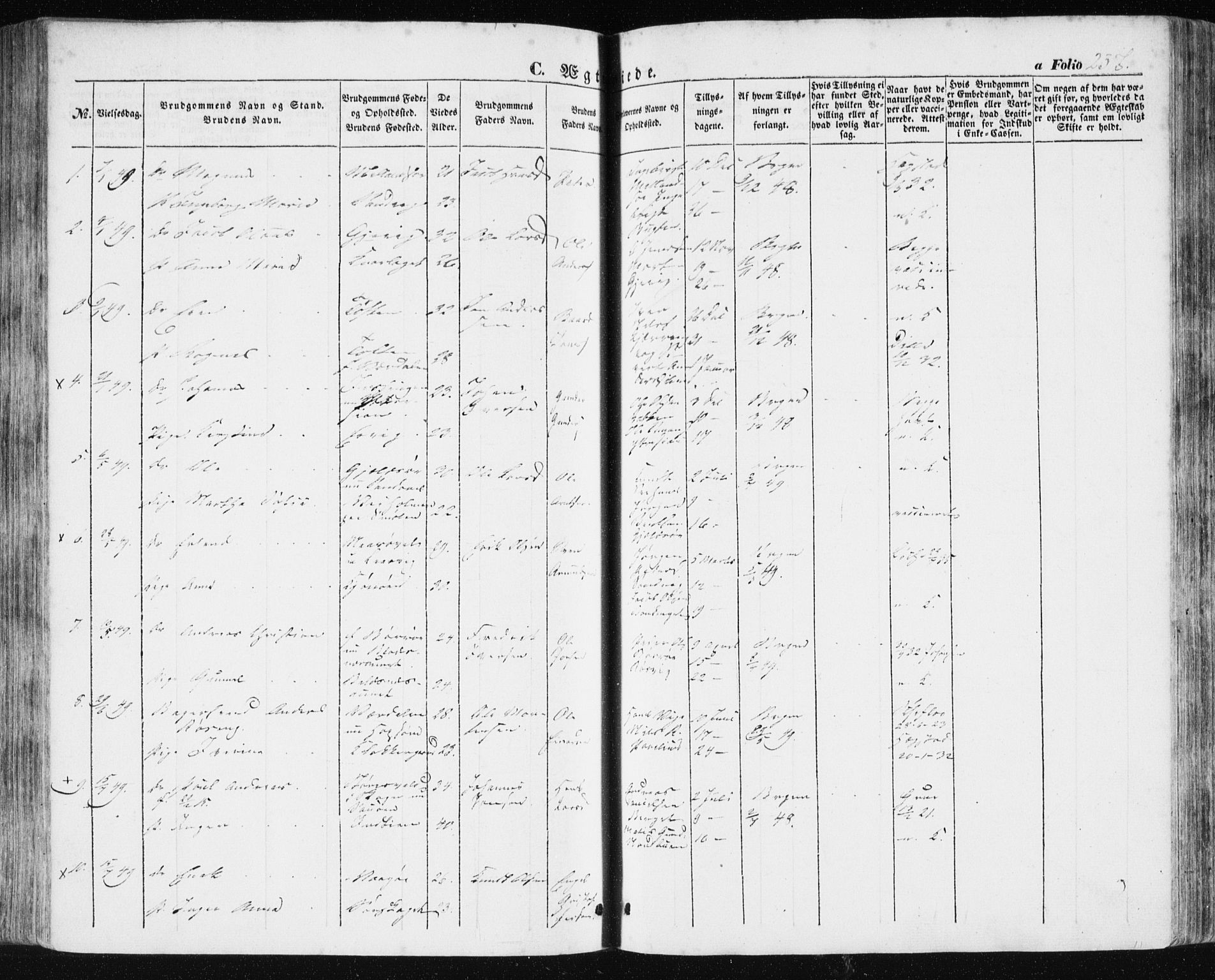 Ministerialprotokoller, klokkerbøker og fødselsregistre - Sør-Trøndelag, SAT/A-1456/634/L0529: Parish register (official) no. 634A05, 1843-1851, p. 237